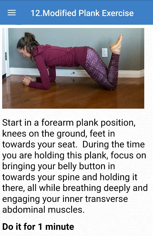 Diastasis Recti Workout | Indus Appstore | Screenshot