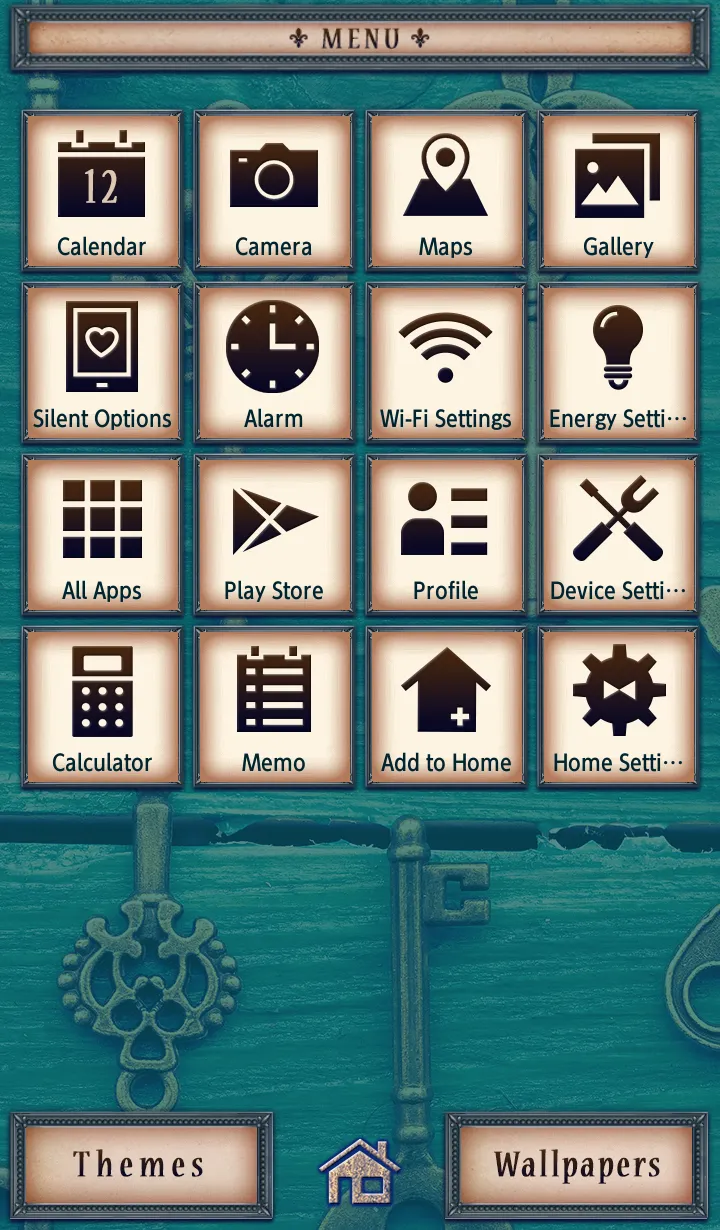 Antique Keys Theme | Indus Appstore | Screenshot