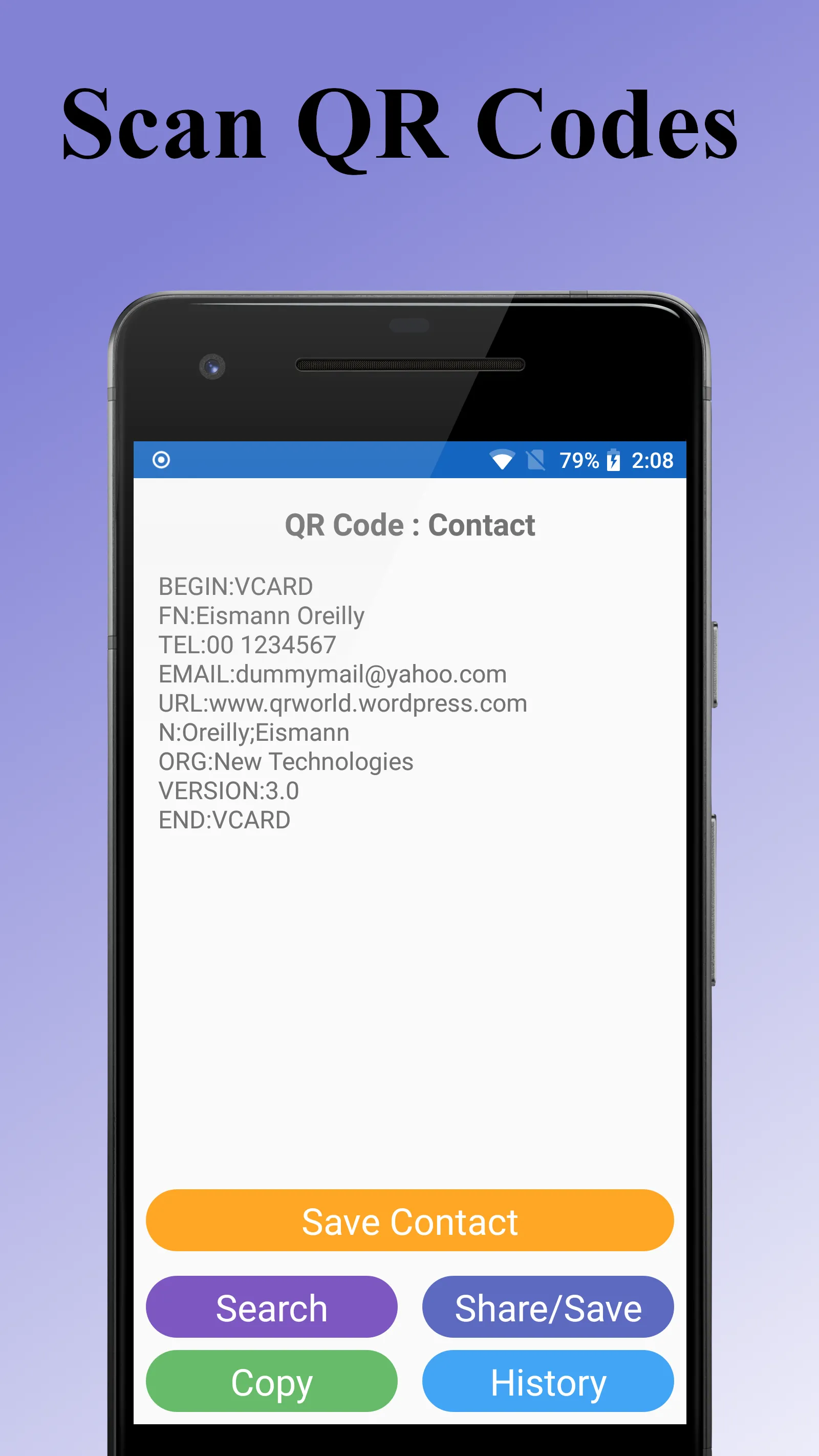 Generic QR Code Scanner | Indus Appstore | Screenshot