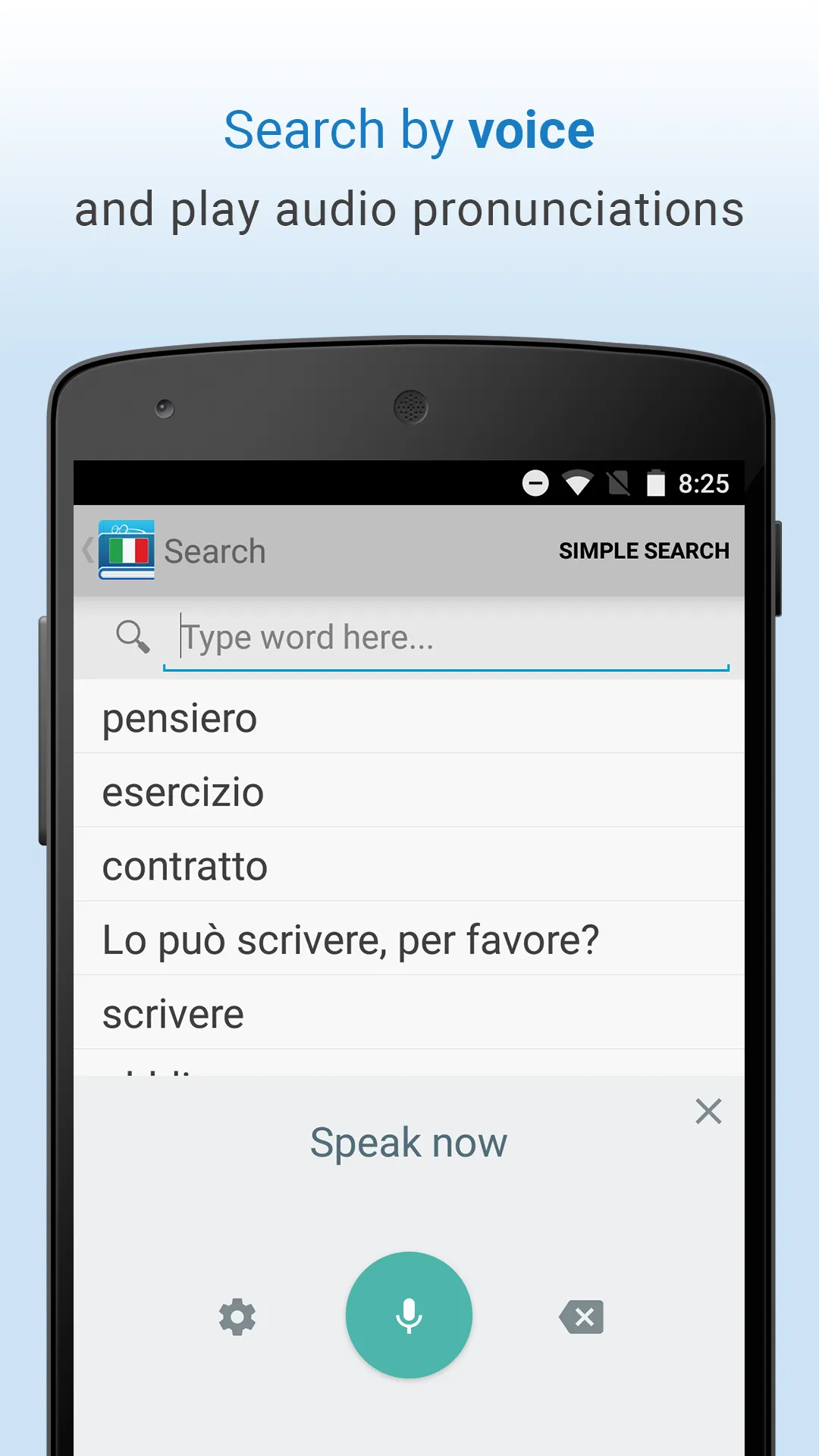 Italian Dictionary & Thesaurus | Indus Appstore | Screenshot