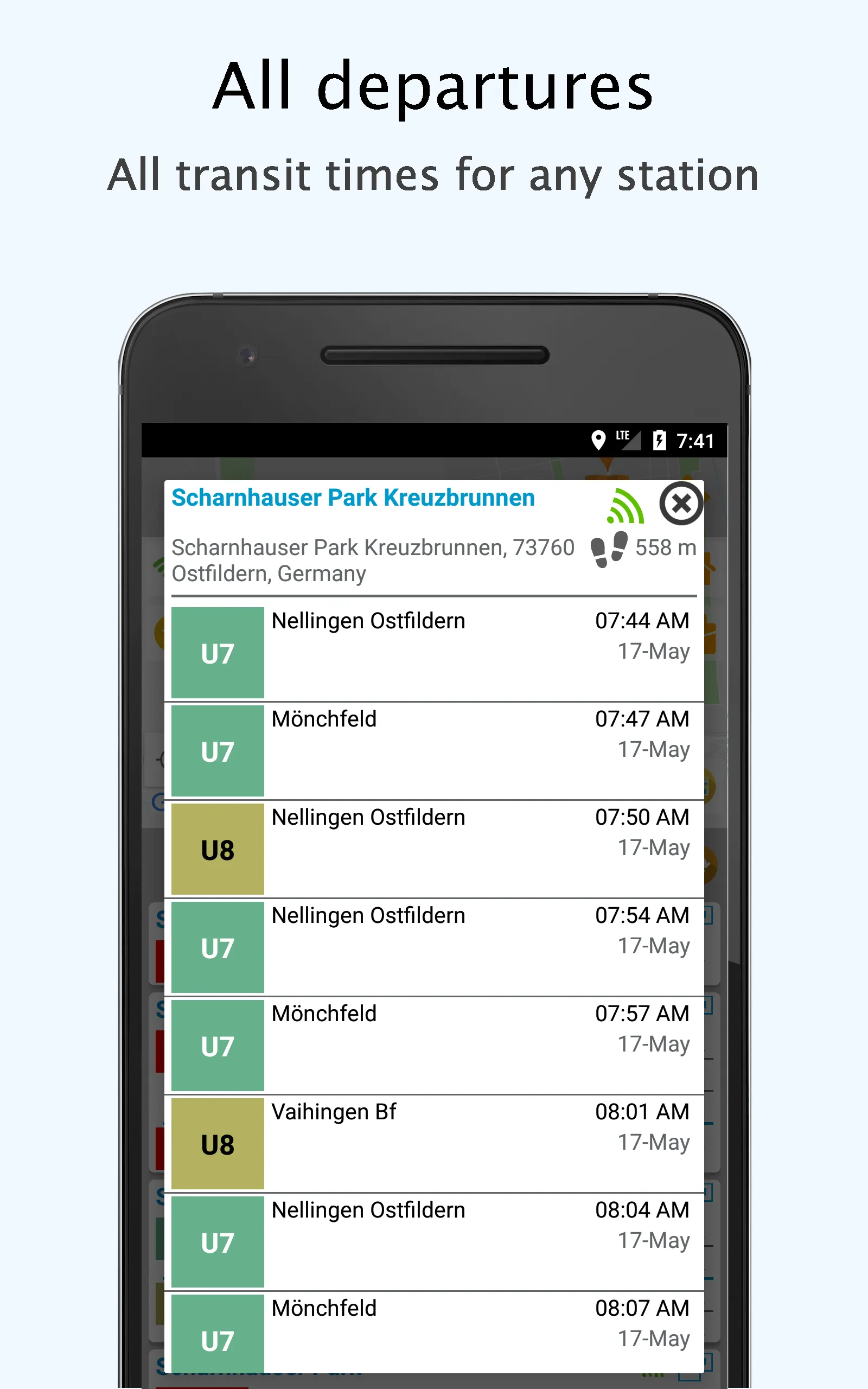 Stuttgart Public Transport | Indus Appstore | Screenshot