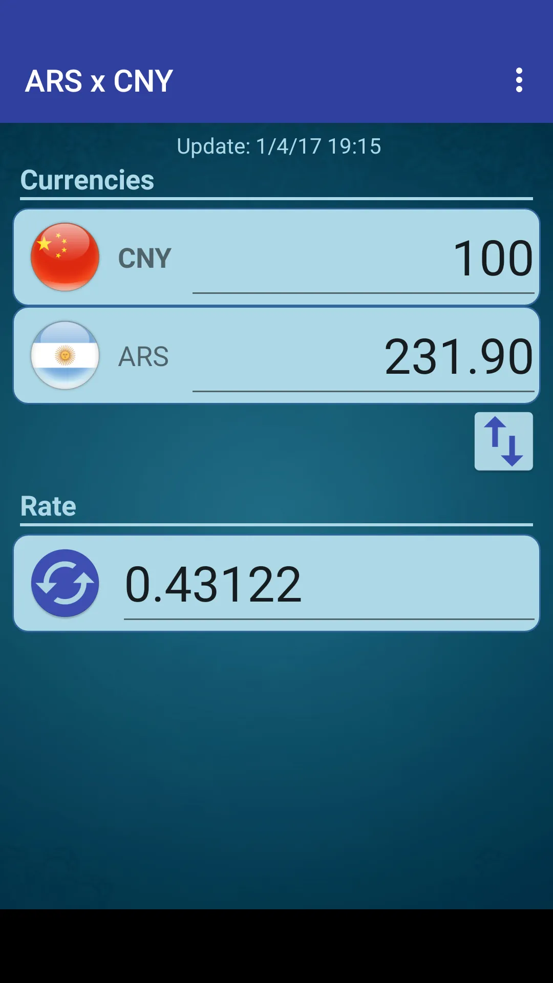 Argentine Peso x Chinese Yuan | Indus Appstore | Screenshot