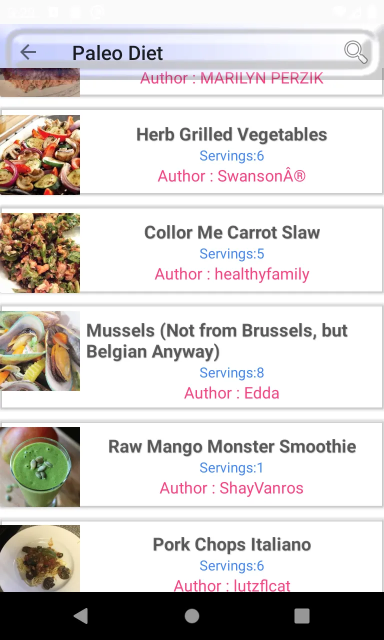 Paleo: easy diet recipes | Indus Appstore | Screenshot