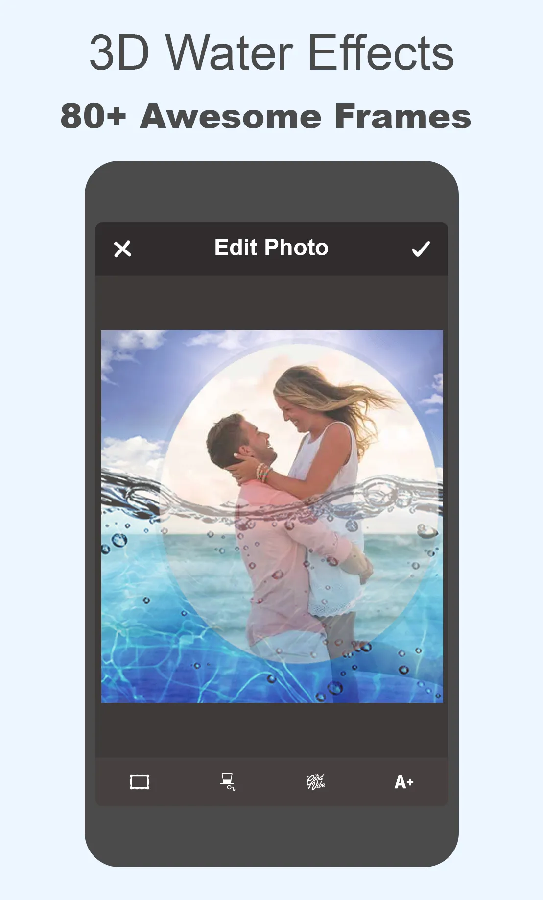 3D Water Effect - Water Frames | Indus Appstore | Screenshot