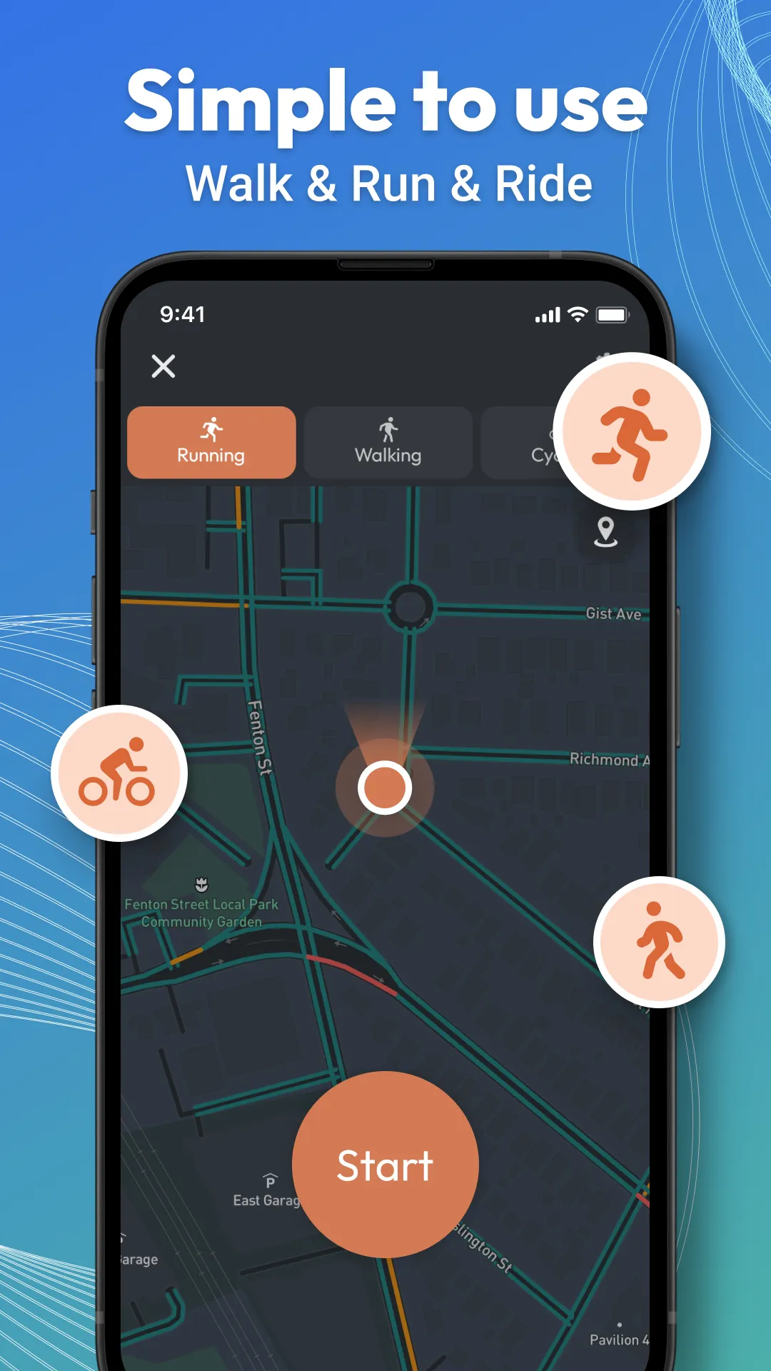 Pedometer - Walk & Run & Ride | Indus Appstore | Screenshot