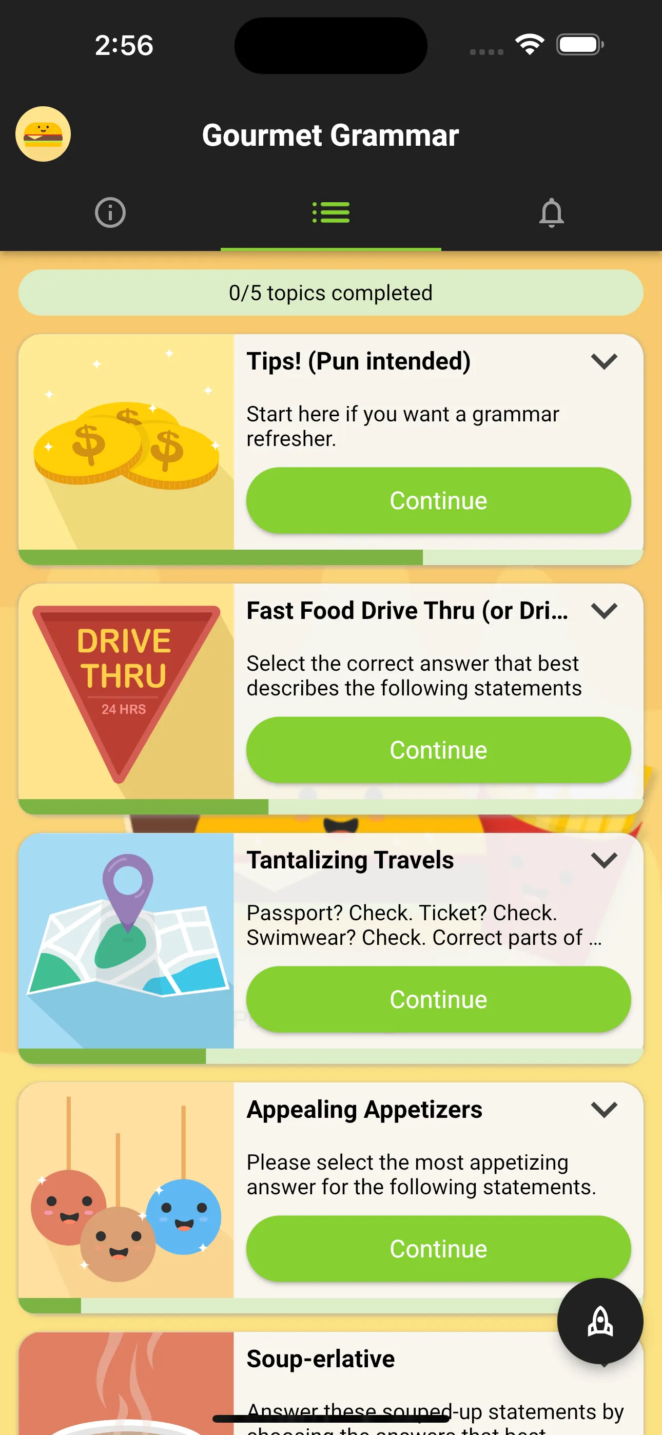 Gourmet Grammar | Indus Appstore | Screenshot