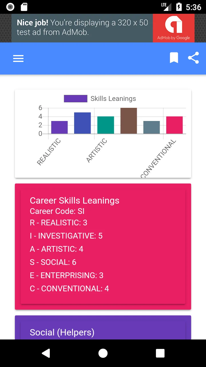 Personality Leaning Test | Indus Appstore | Screenshot