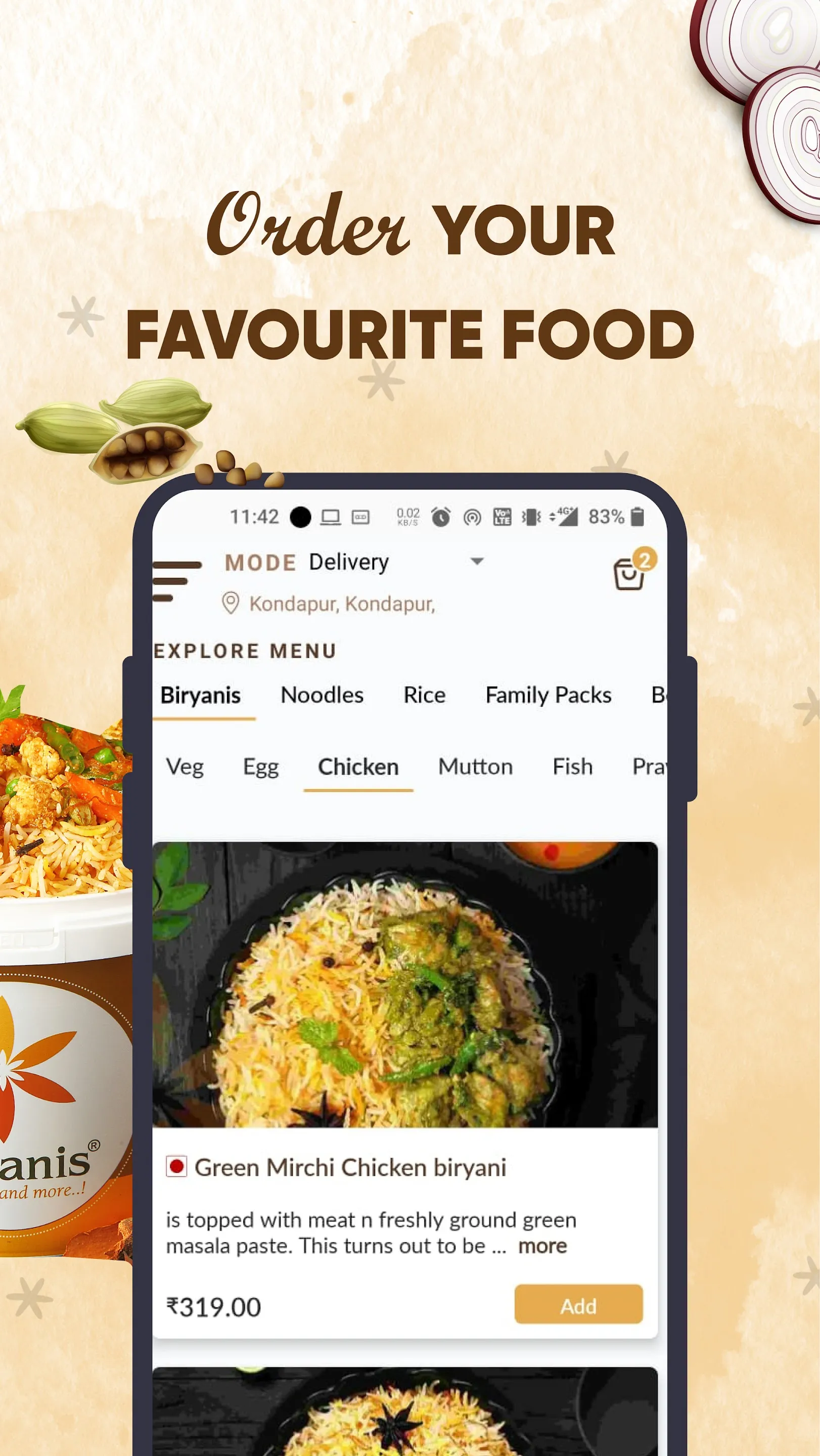 Biryanis | Indus Appstore | Screenshot