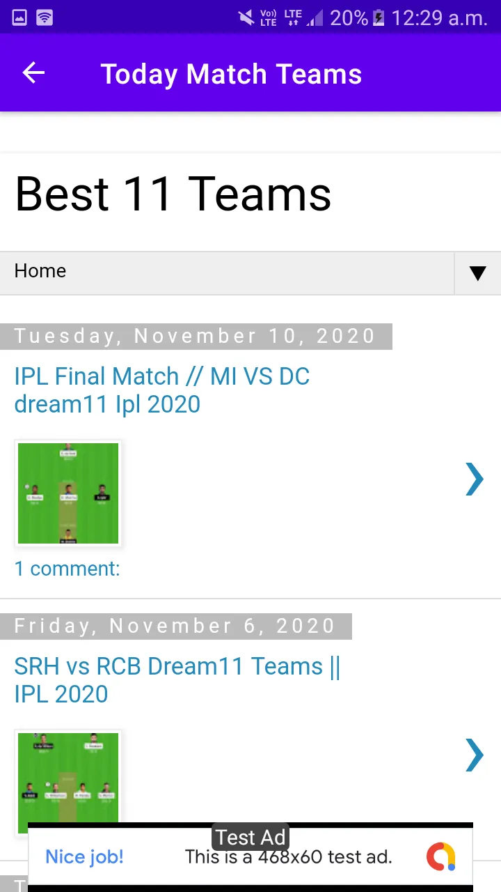 Best11 Teams | Indus Appstore | Screenshot