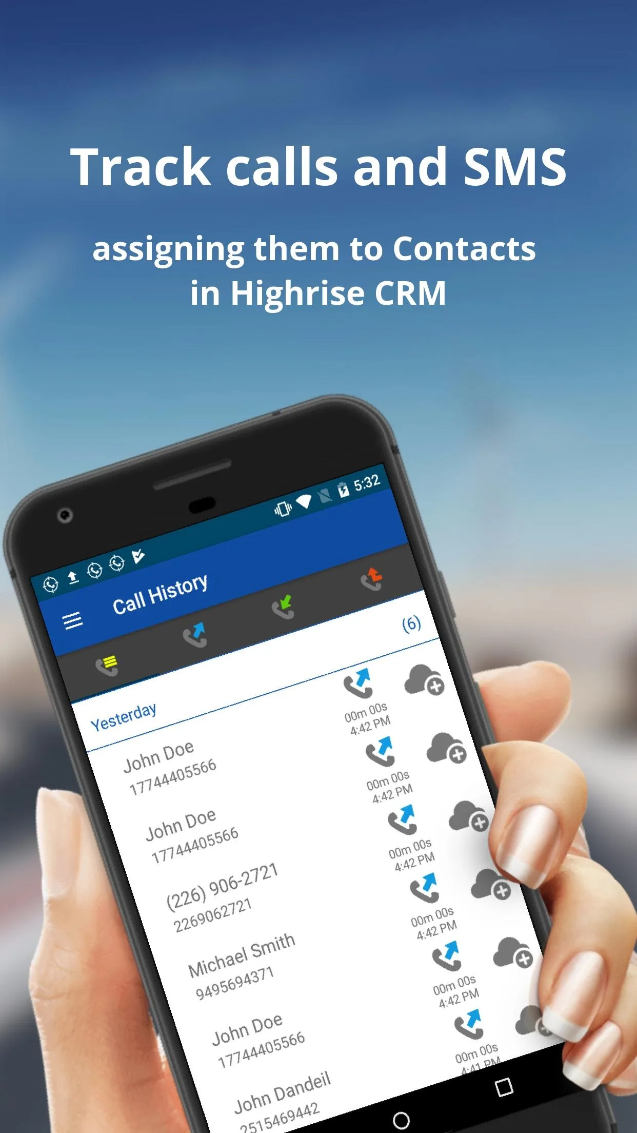 Call Tracker for Highrise CRM | Indus Appstore | Screenshot