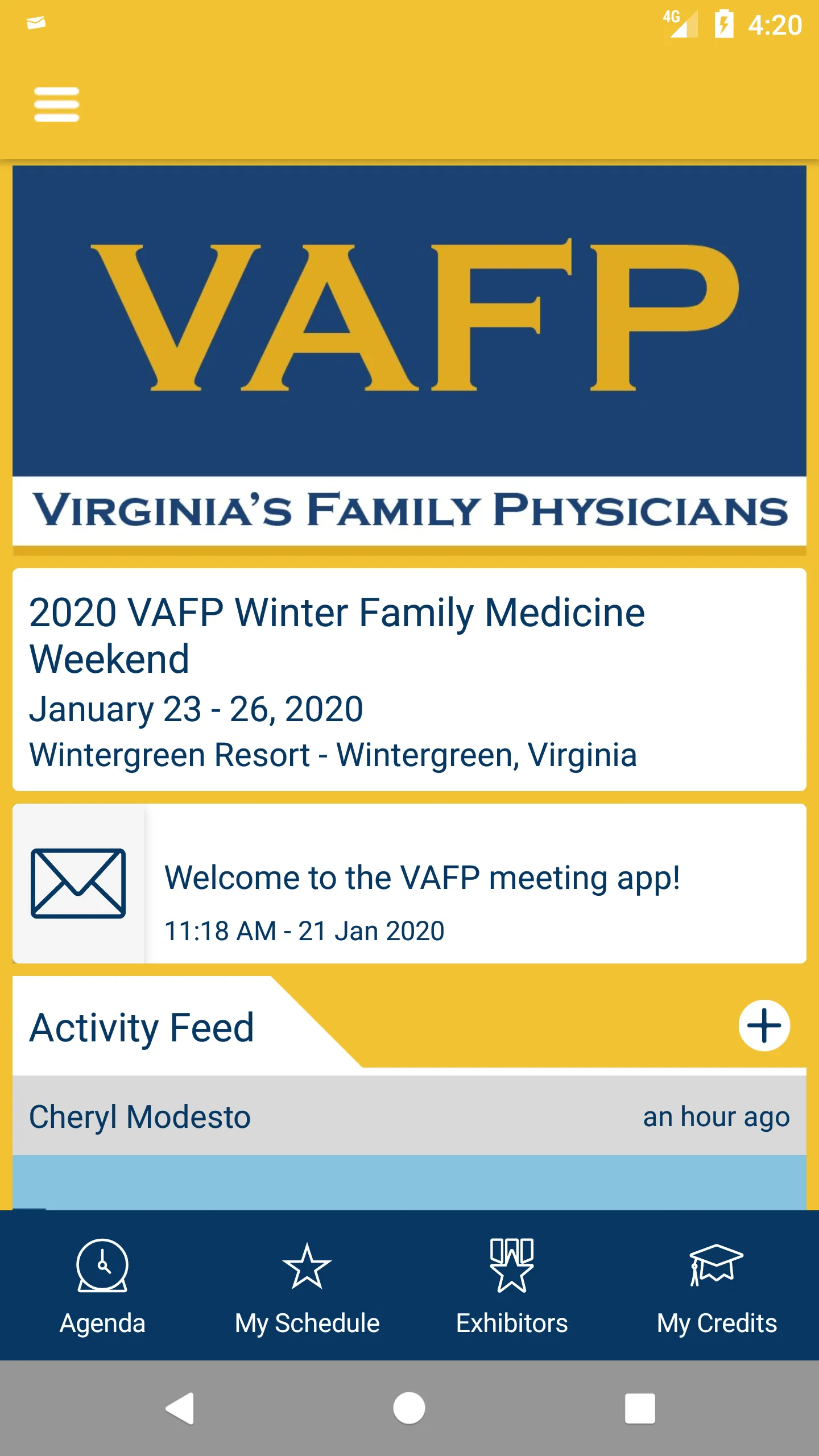 VAFP CME Events | Indus Appstore | Screenshot