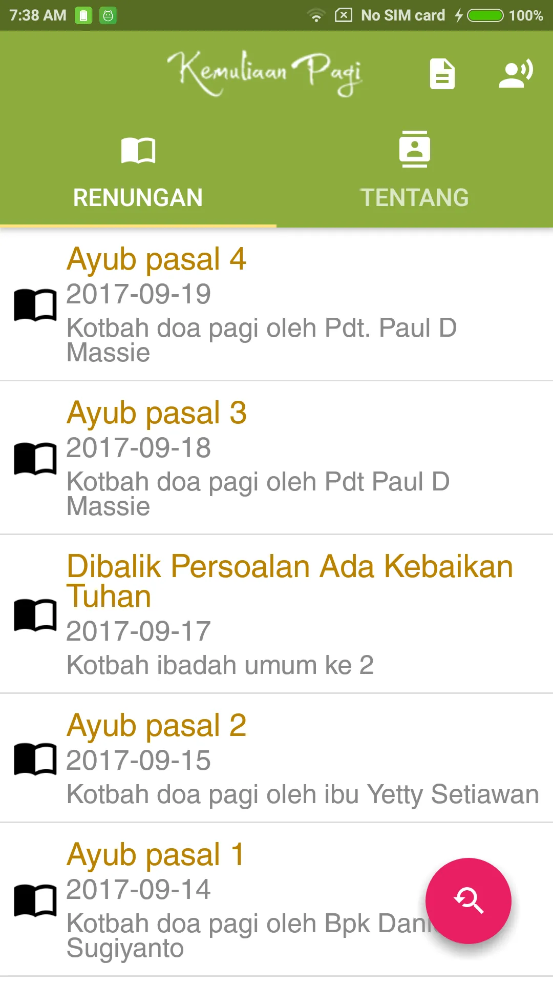 Kemuliaan Pagi | Indus Appstore | Screenshot