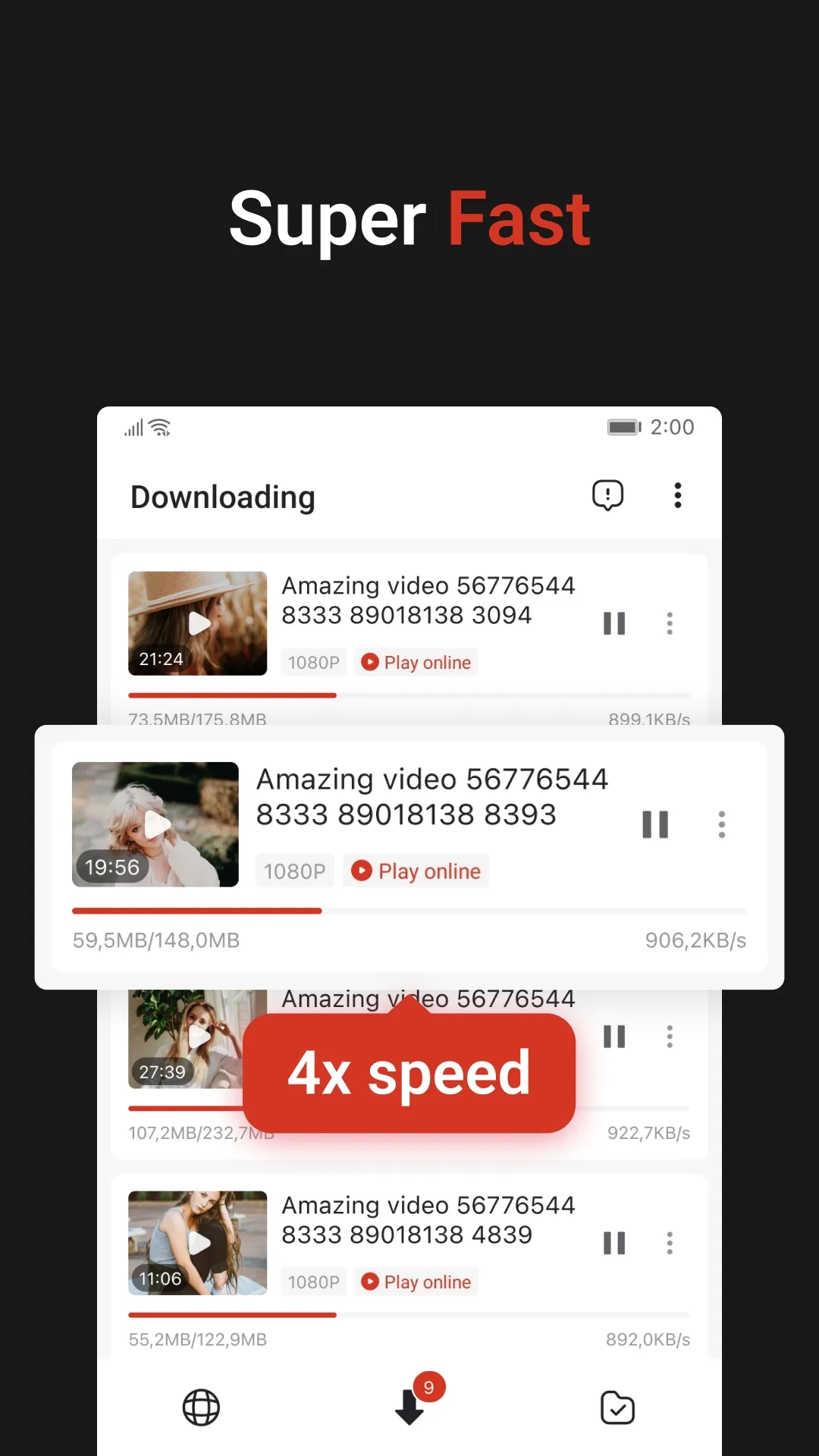 W Video Downloader & Player | Indus Appstore | Screenshot