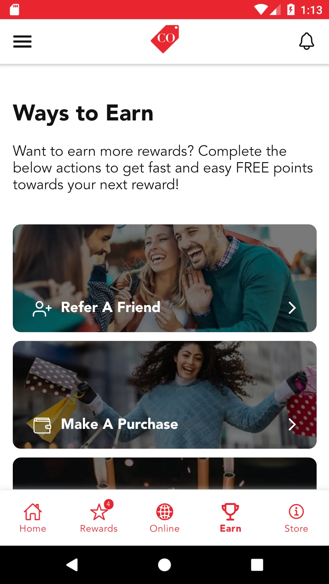 Consignment Originals Rewards | Indus Appstore | Screenshot