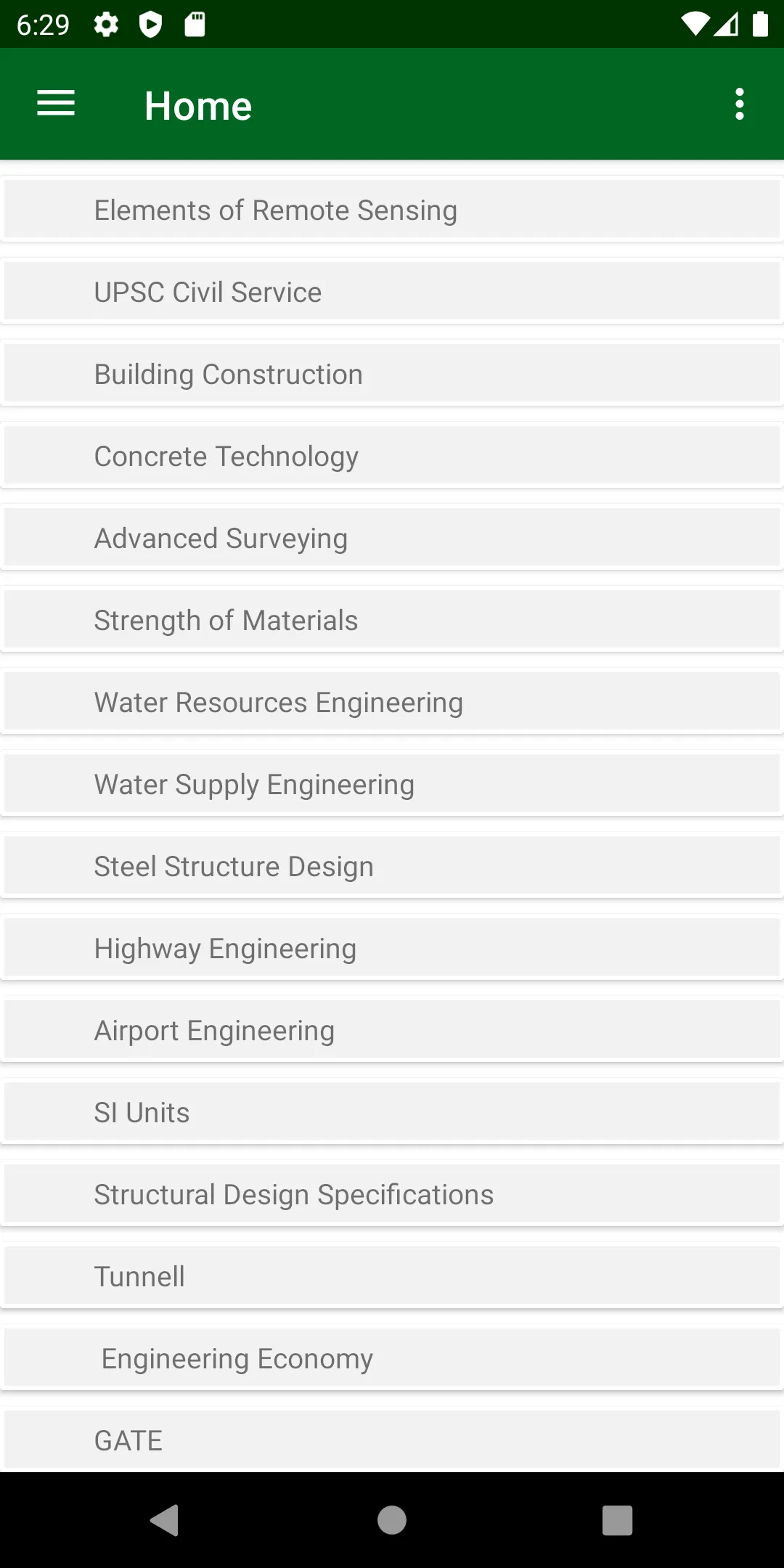 CIVIL ENGINEER REVIEWER | Indus Appstore | Screenshot