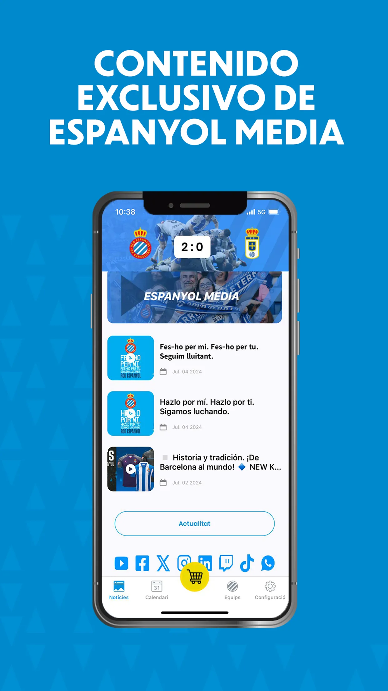 RCD Espanyol de Barcelona | Indus Appstore | Screenshot