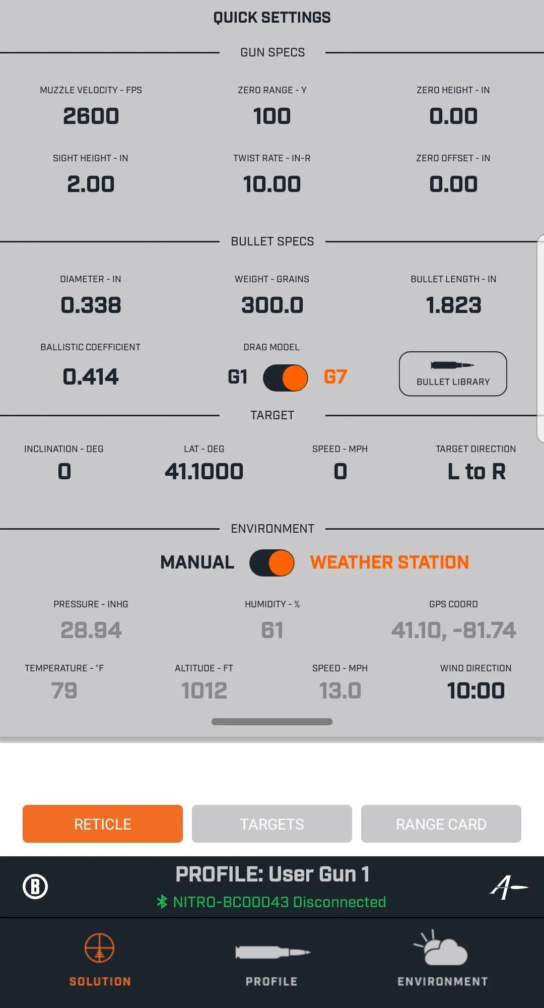 Bushnell Ballistics | Indus Appstore | Screenshot