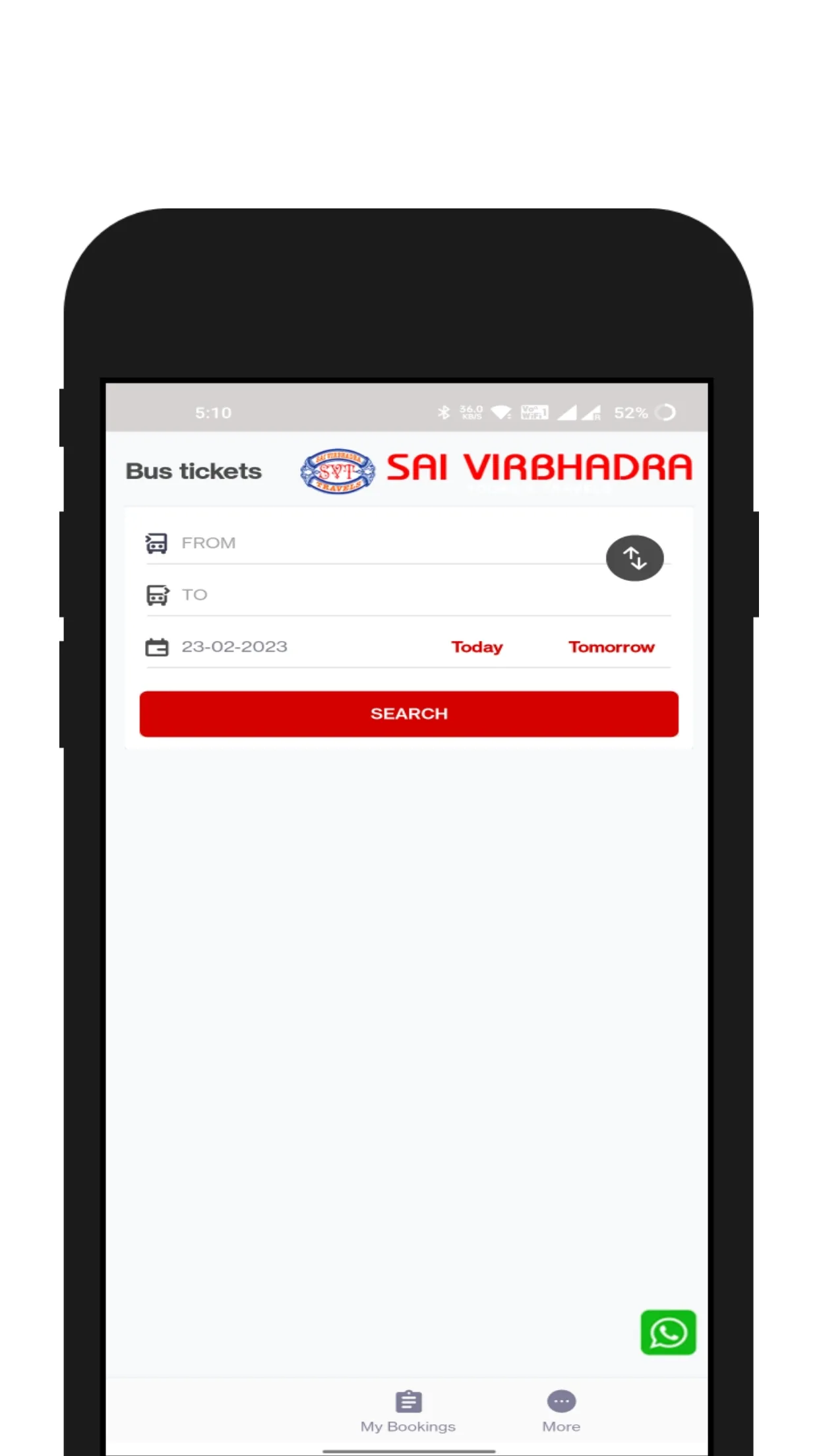 Sai Virbhadra Tours & Travels | Indus Appstore | Screenshot