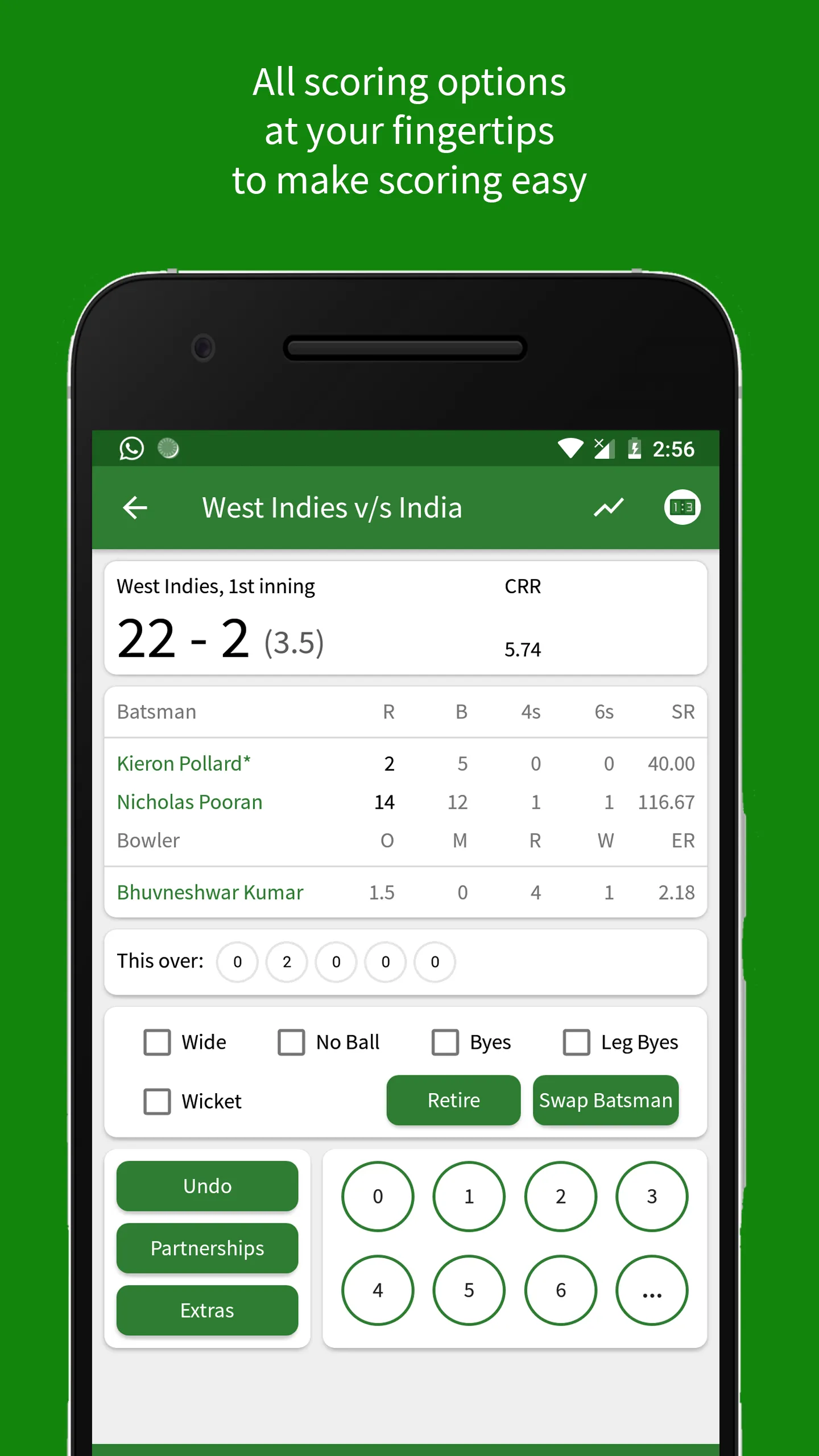 Cricket Scorer | Indus Appstore | Screenshot