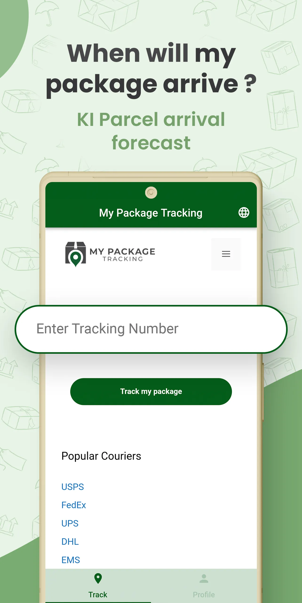 My Package Tracking | Indus Appstore | Screenshot