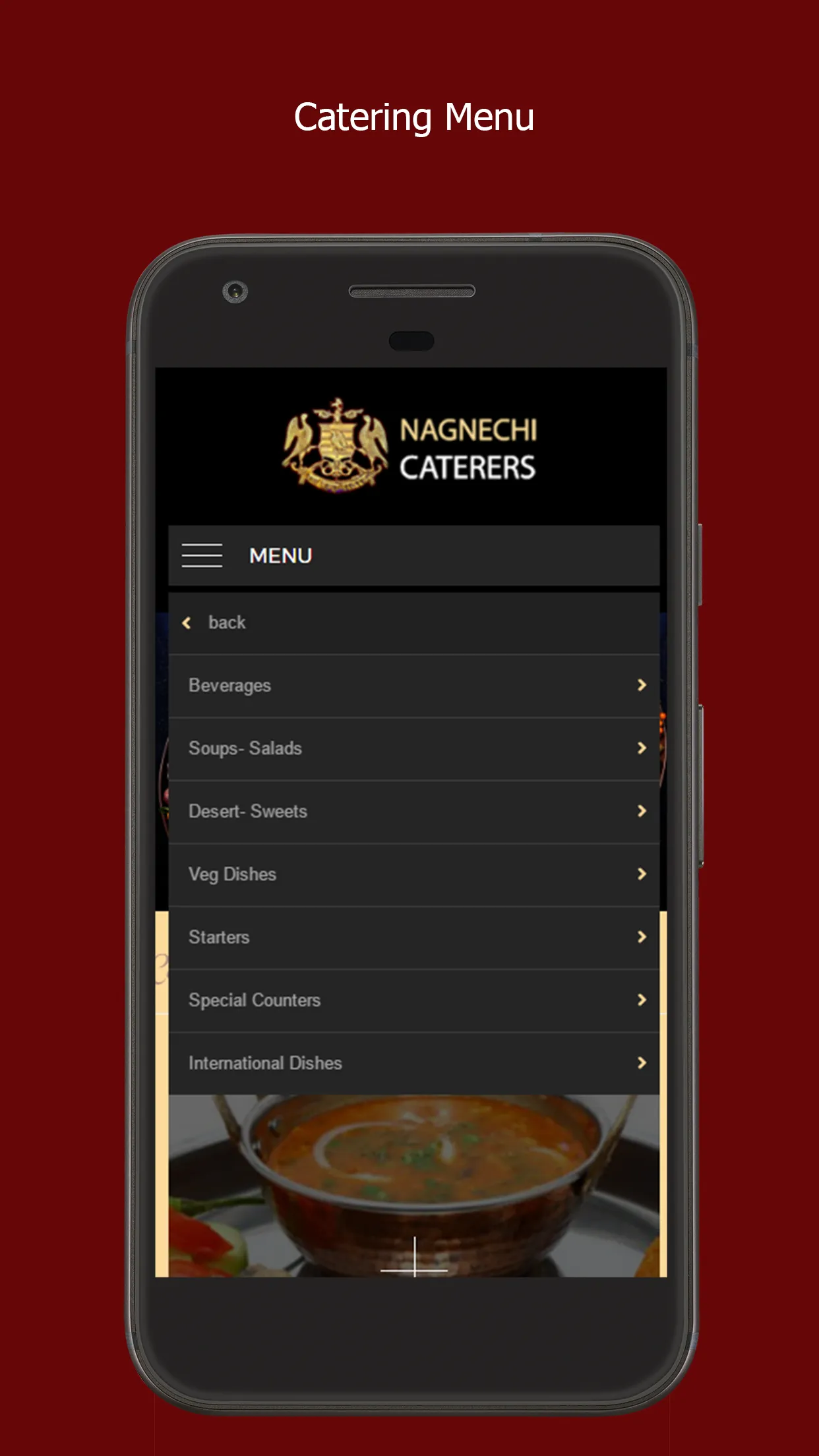 Nagnechi Caterers | Indus Appstore | Screenshot