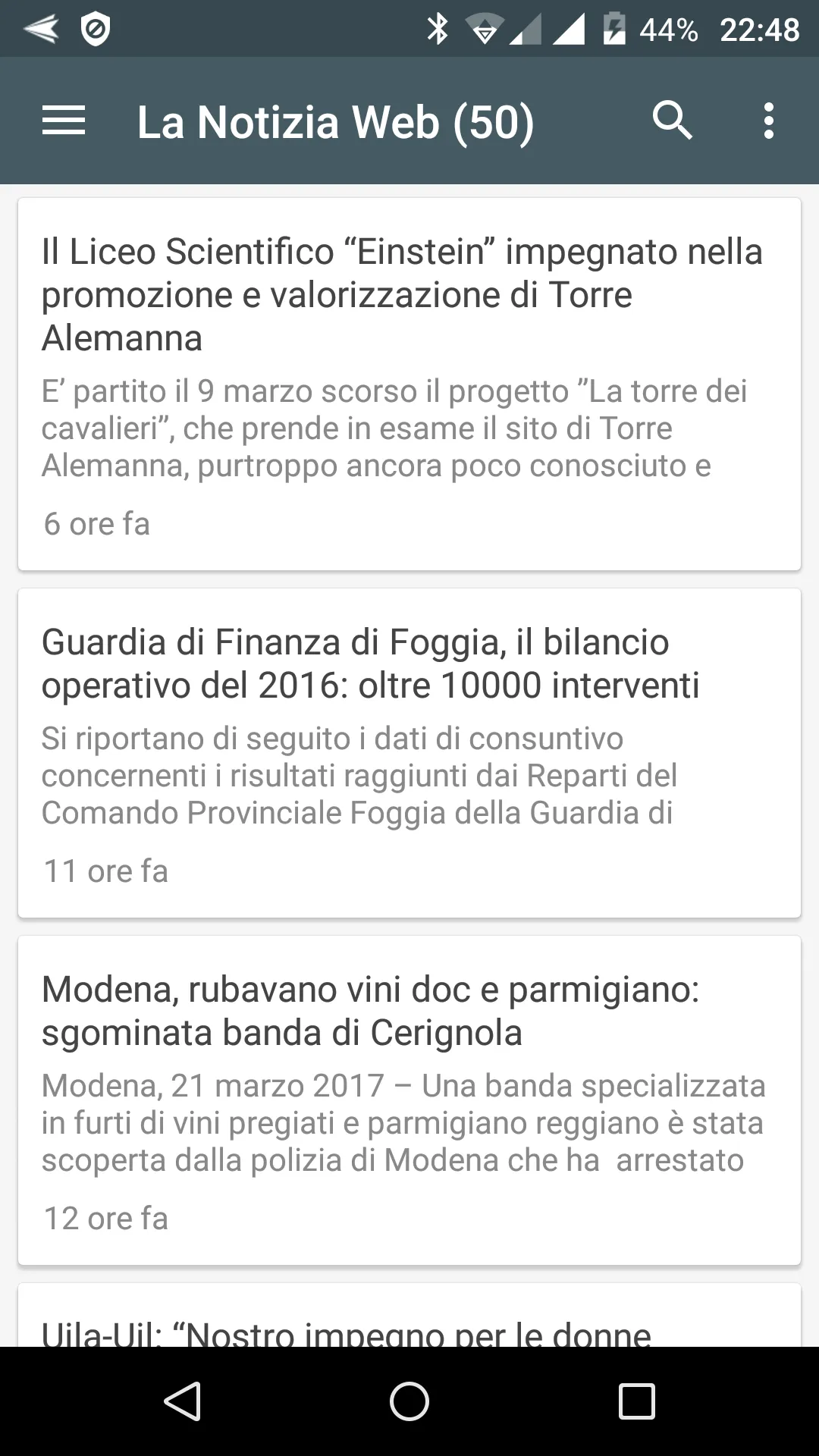 Cerignola notizie locali | Indus Appstore | Screenshot