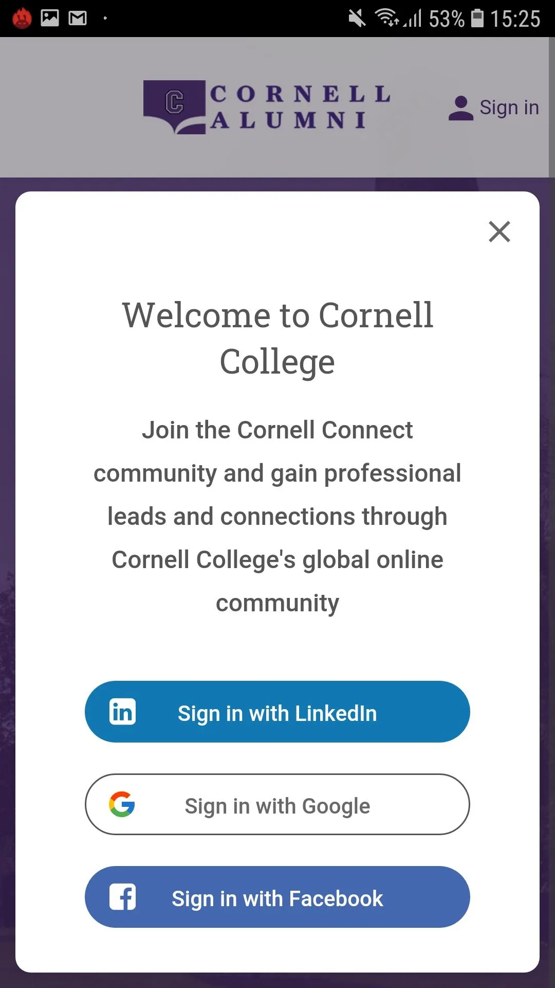 Cornell Connect | Indus Appstore | Screenshot