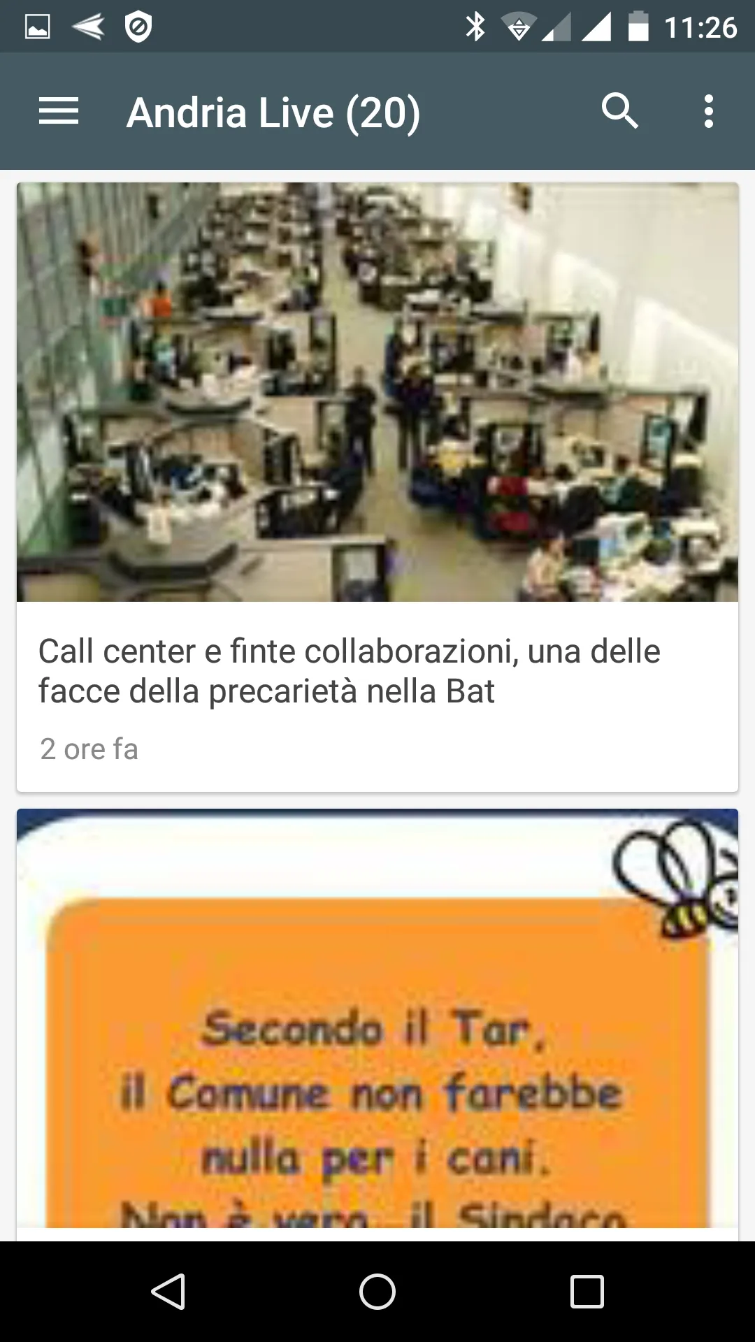 Andria notizie locali | Indus Appstore | Screenshot