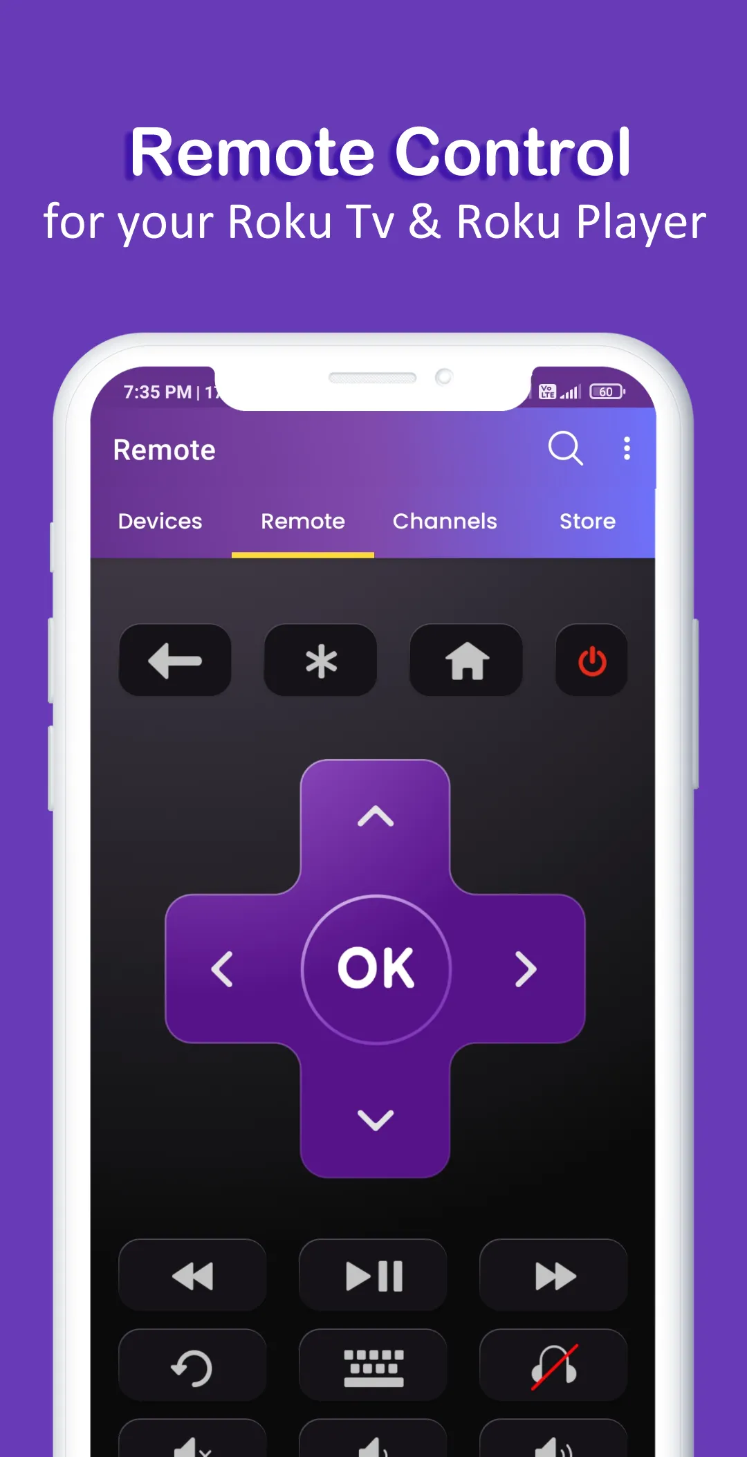 ROKU Smart Tv remote controlle | Indus Appstore | Screenshot