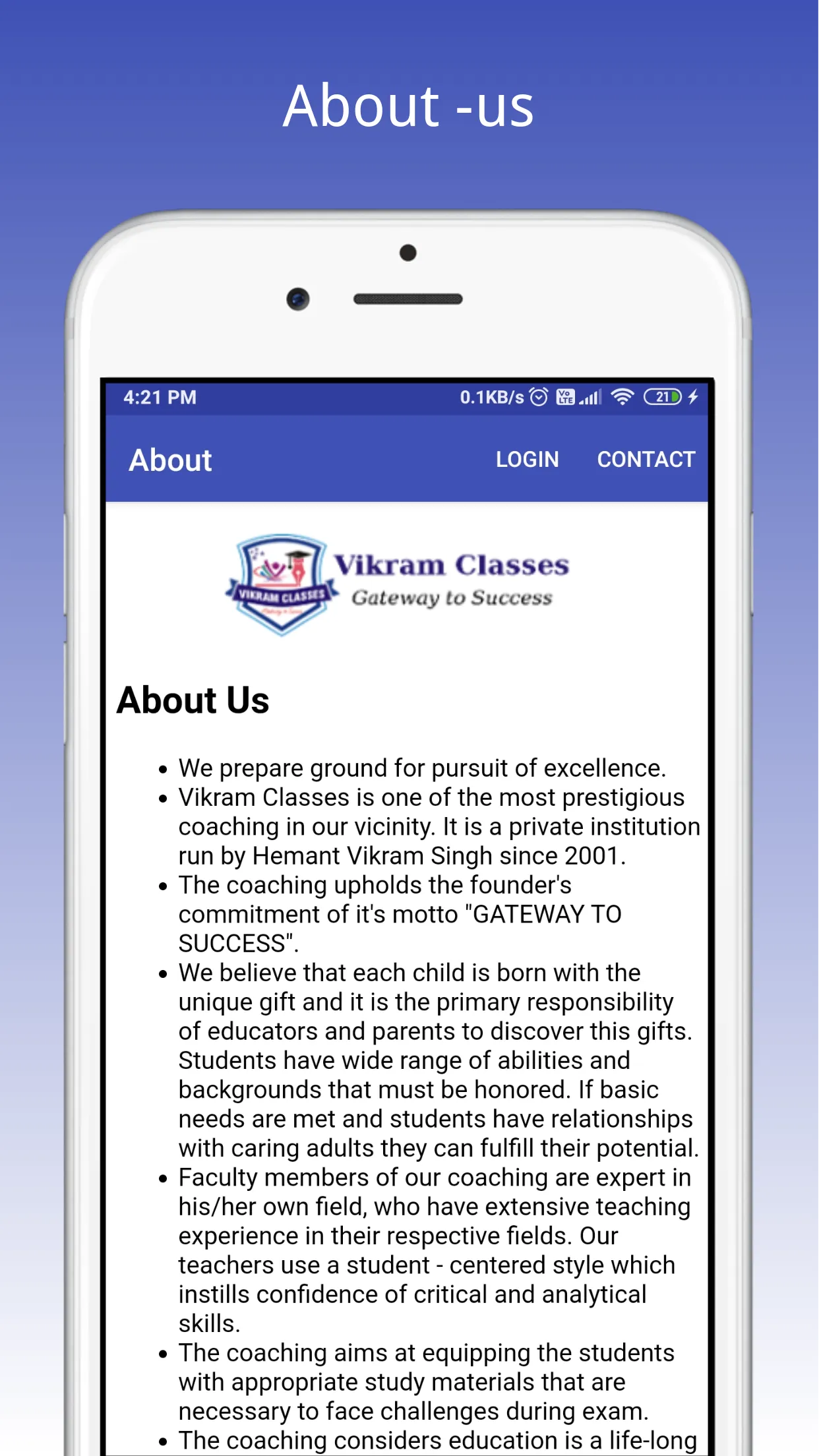 VIKRAM CLASSES | Indus Appstore | Screenshot