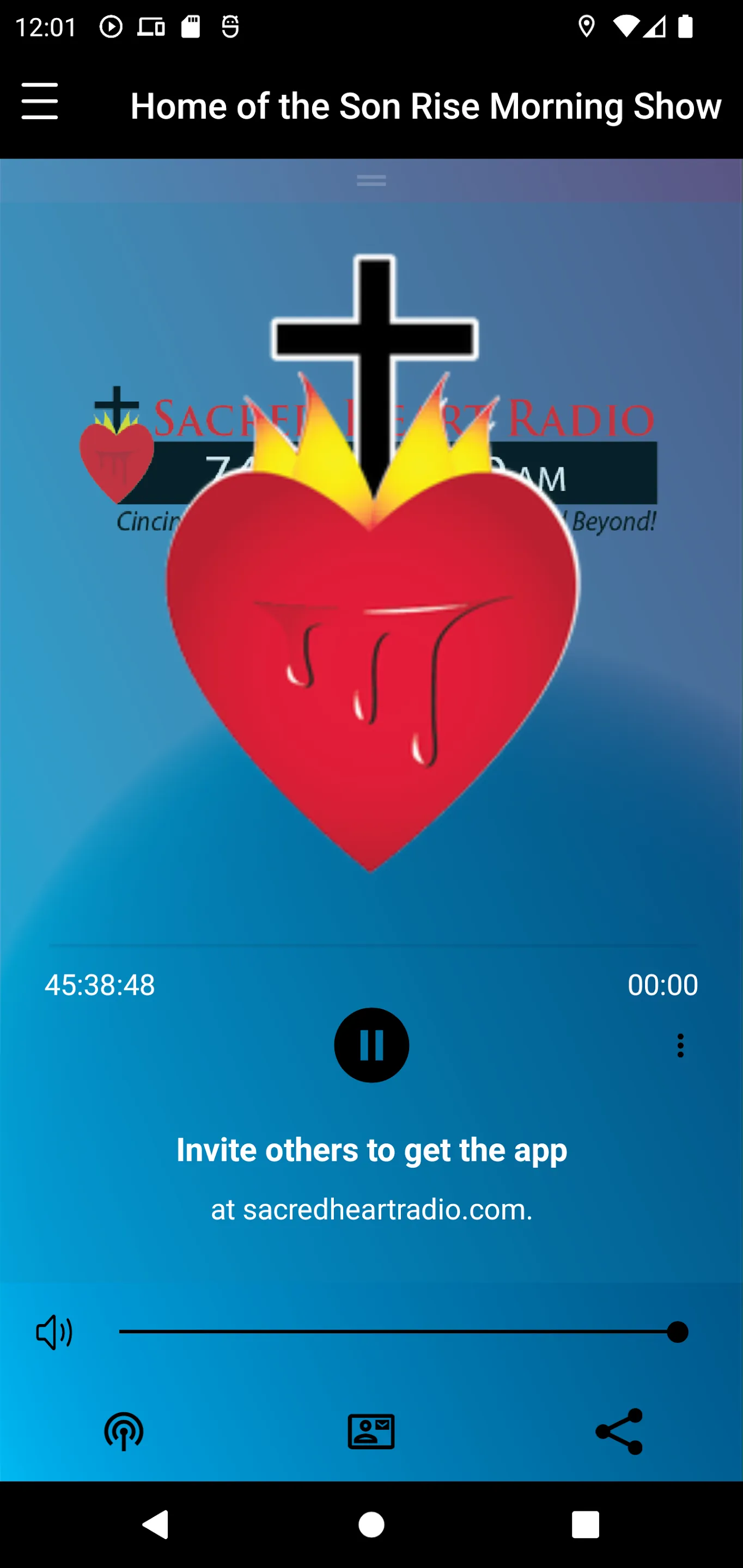 Sacred Heart Radio – Son Rise | Indus Appstore | Screenshot