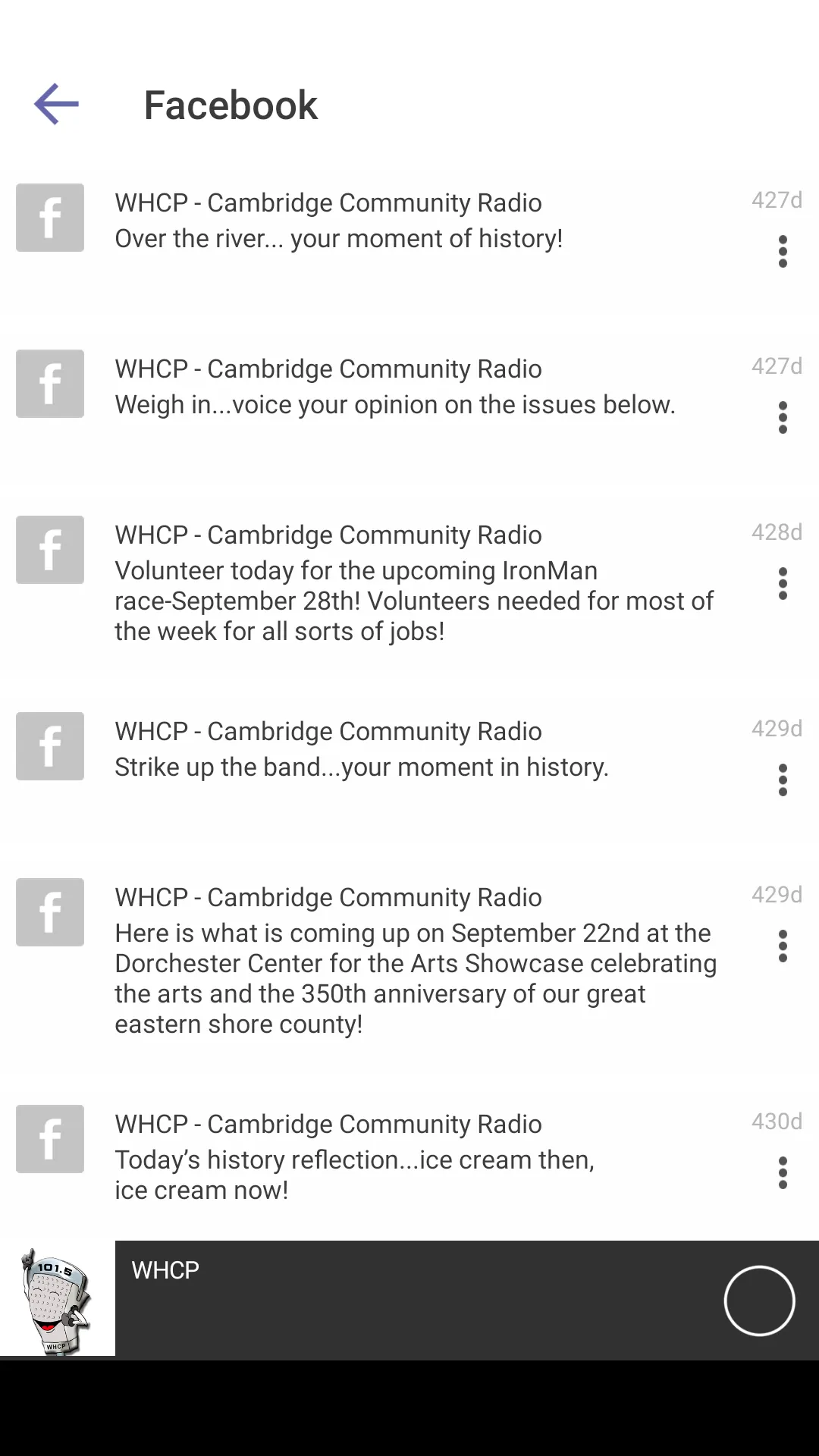 WHCP 101.5 FM Radio | Indus Appstore | Screenshot