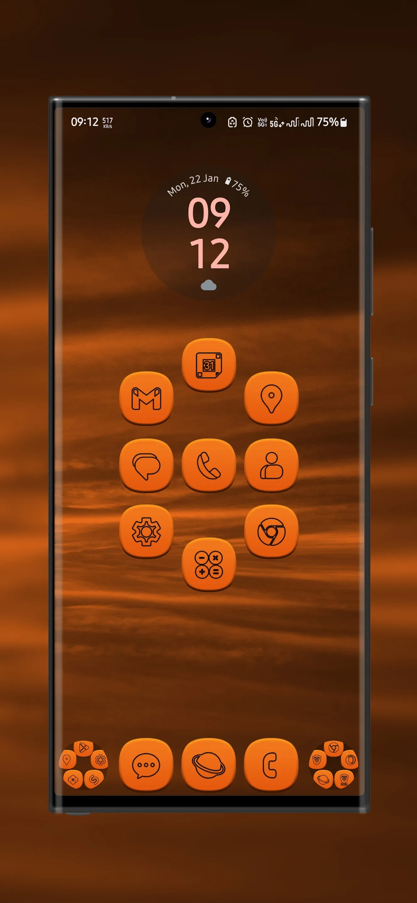 Saffron India Icon Pack | Indus Appstore | Screenshot