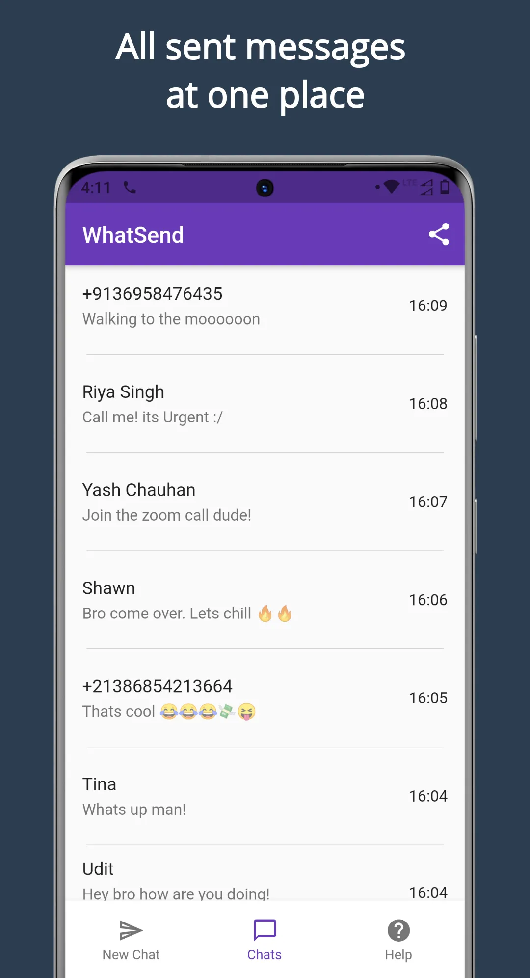 WhatSend | Indus Appstore | Screenshot