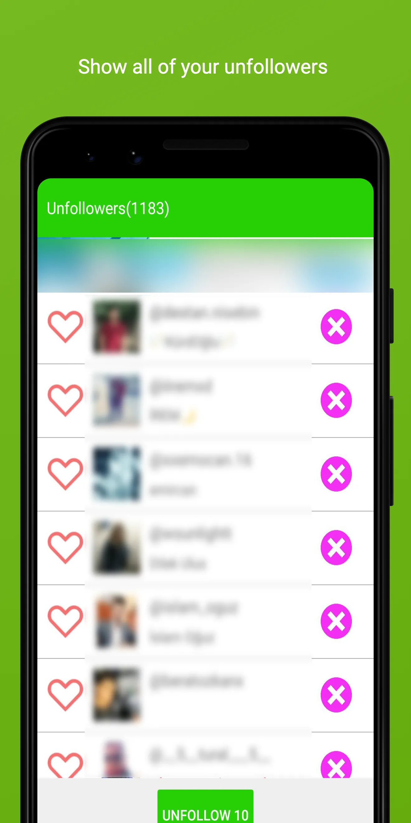 Unfollow Easy | Indus Appstore | Screenshot