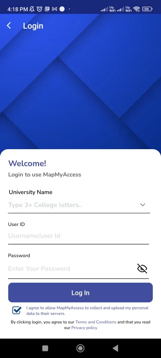 MapMyAccess | Indus Appstore | Screenshot