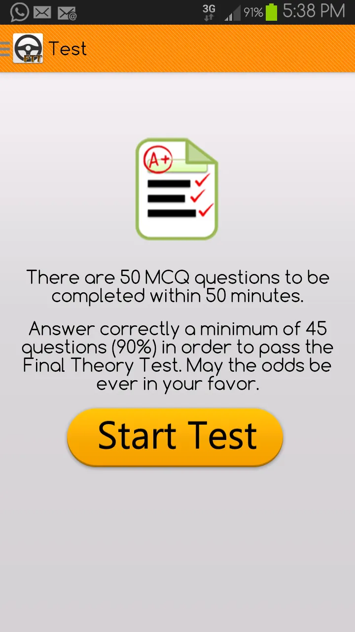 Final Theory Test Learner (SG) | Indus Appstore | Screenshot