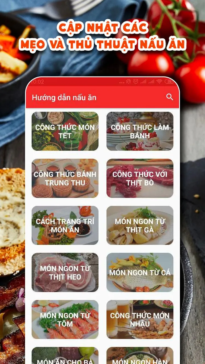 Thực đơn món ăn cho 365 ngày | Indus Appstore | Screenshot