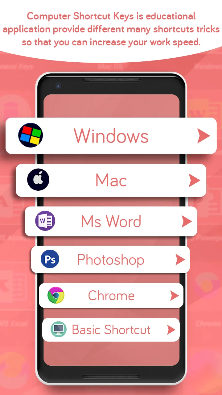 Computer keyboard shortcut key | Indus Appstore | Screenshot