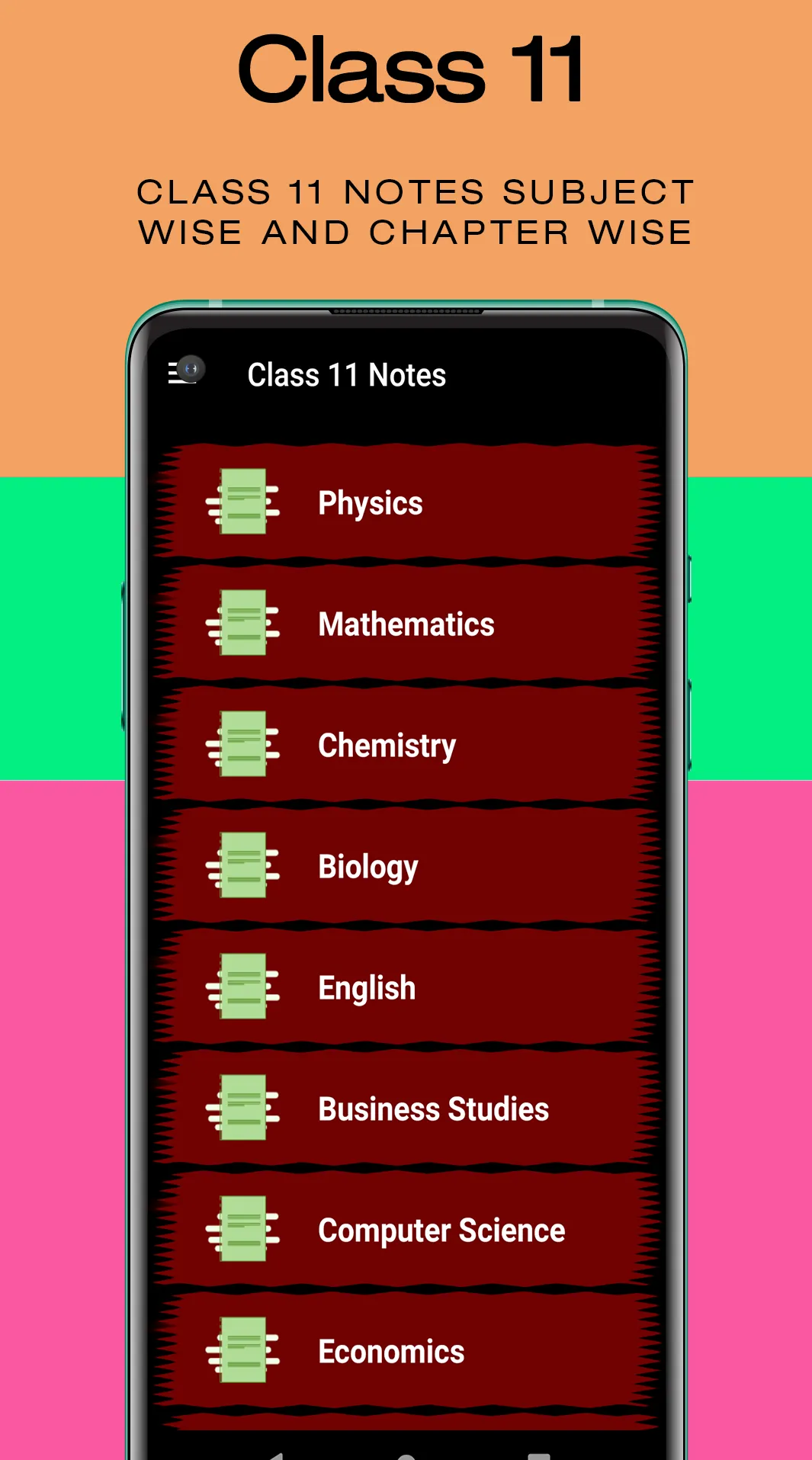 Class 11 Notes Offline CBSE | Indus Appstore | Screenshot