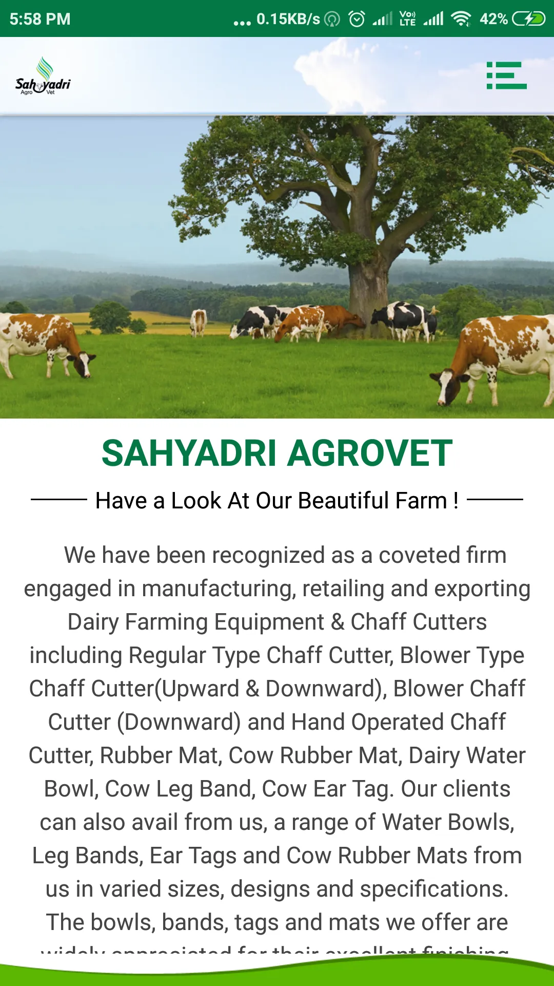 Sahyadri Agrovet | Indus Appstore | Screenshot