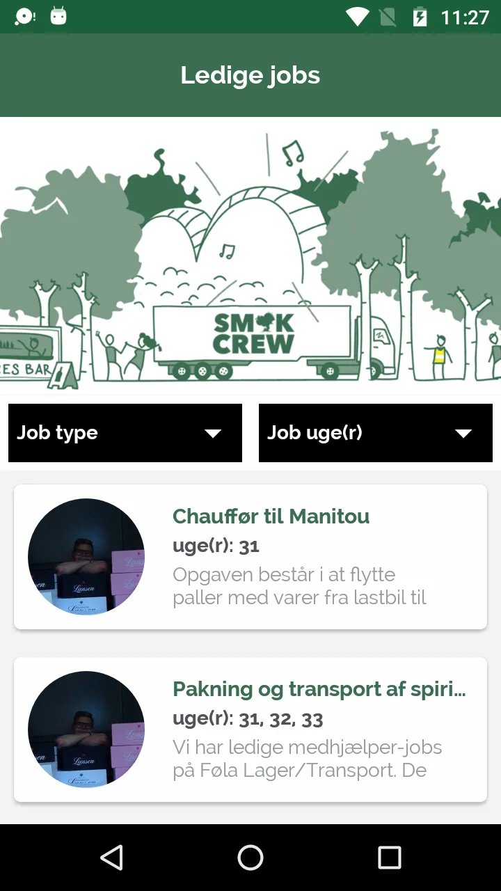 SmukCrew vagtplan | Indus Appstore | Screenshot