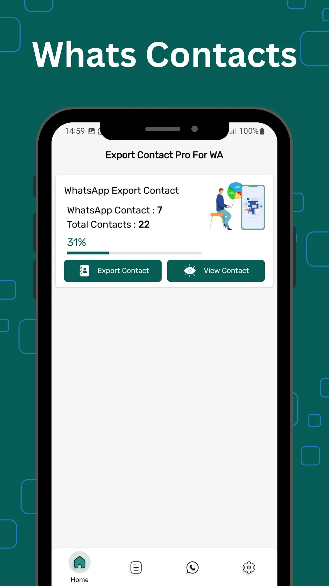 Export Contact For Wa | Indus Appstore | Screenshot