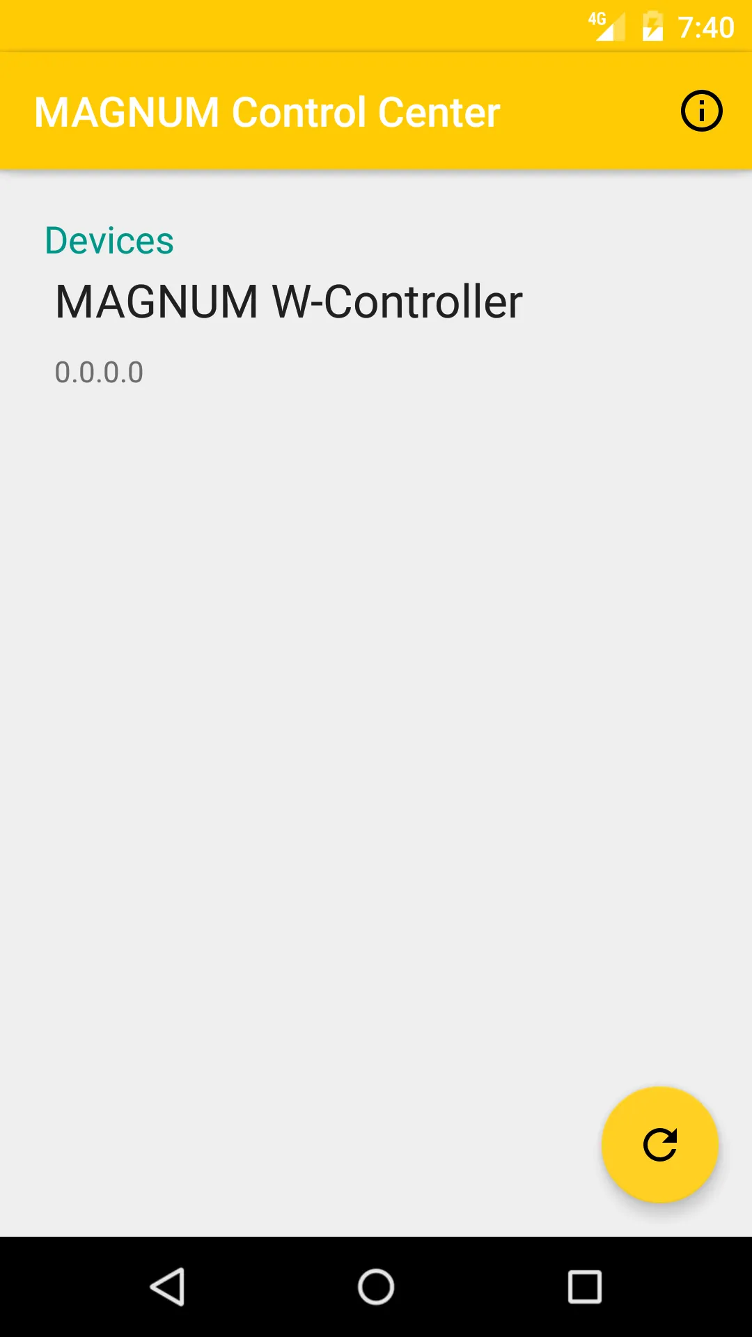 MAGNUM Control Center | Indus Appstore | Screenshot