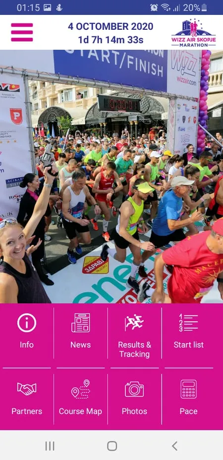 Wizz Air Skopje Marathon | Indus Appstore | Screenshot