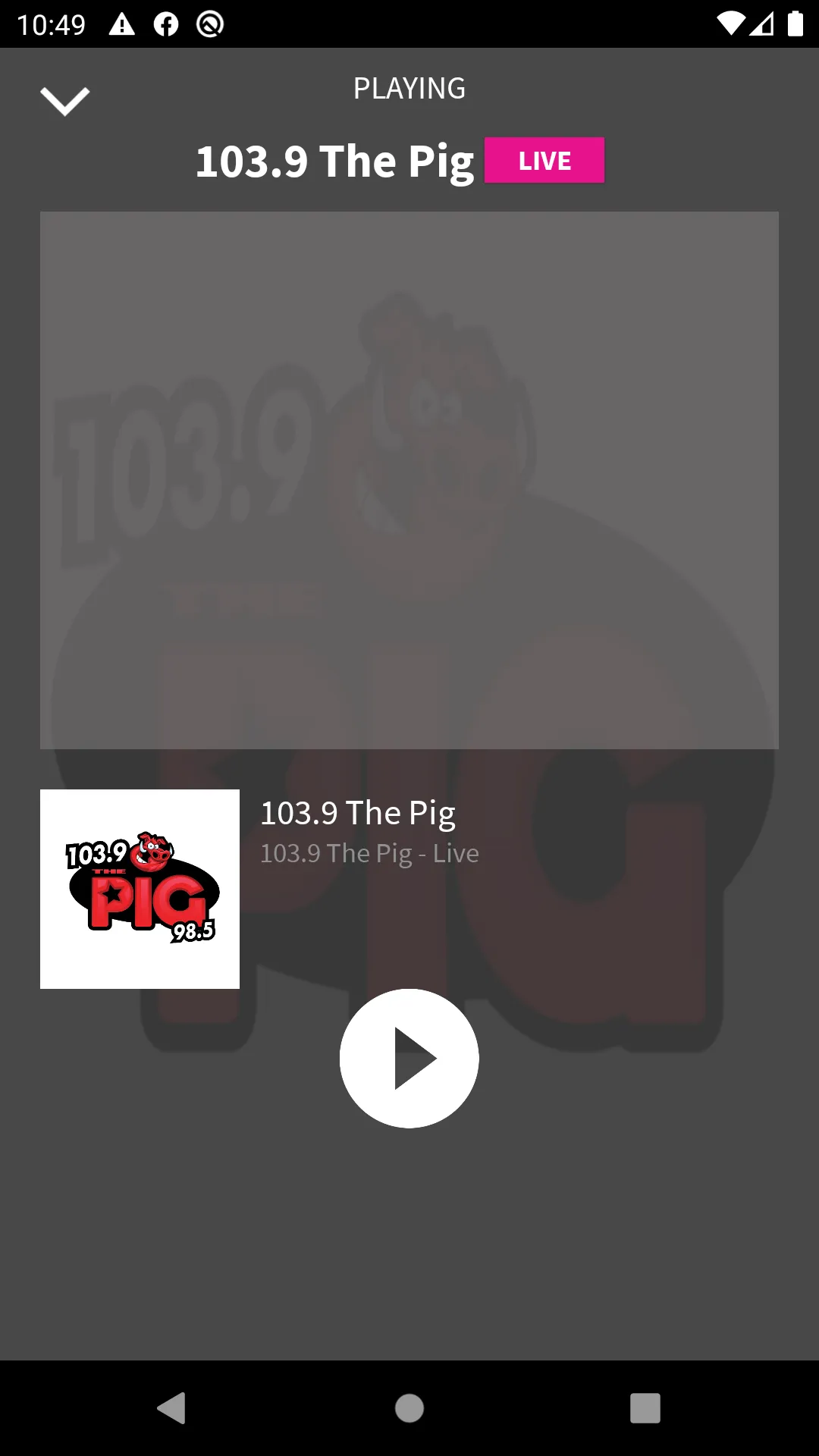 My Pig Radio | Indus Appstore | Screenshot