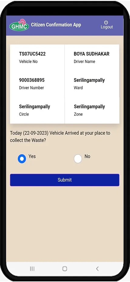 GHMC Citizens Confirmation App | Indus Appstore | Screenshot