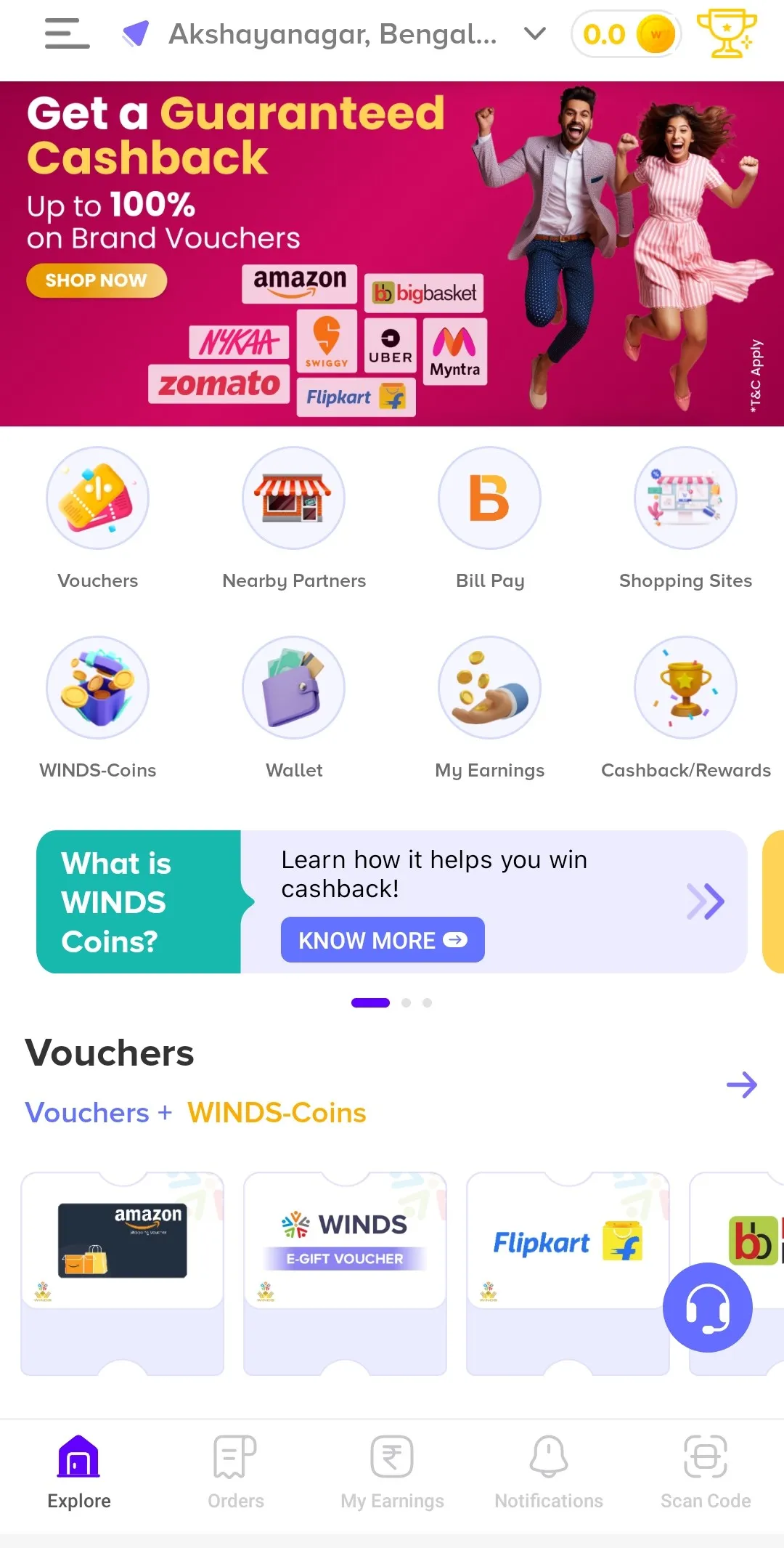 WINDS App:Shop, Pay & Recharge | Indus Appstore | Screenshot