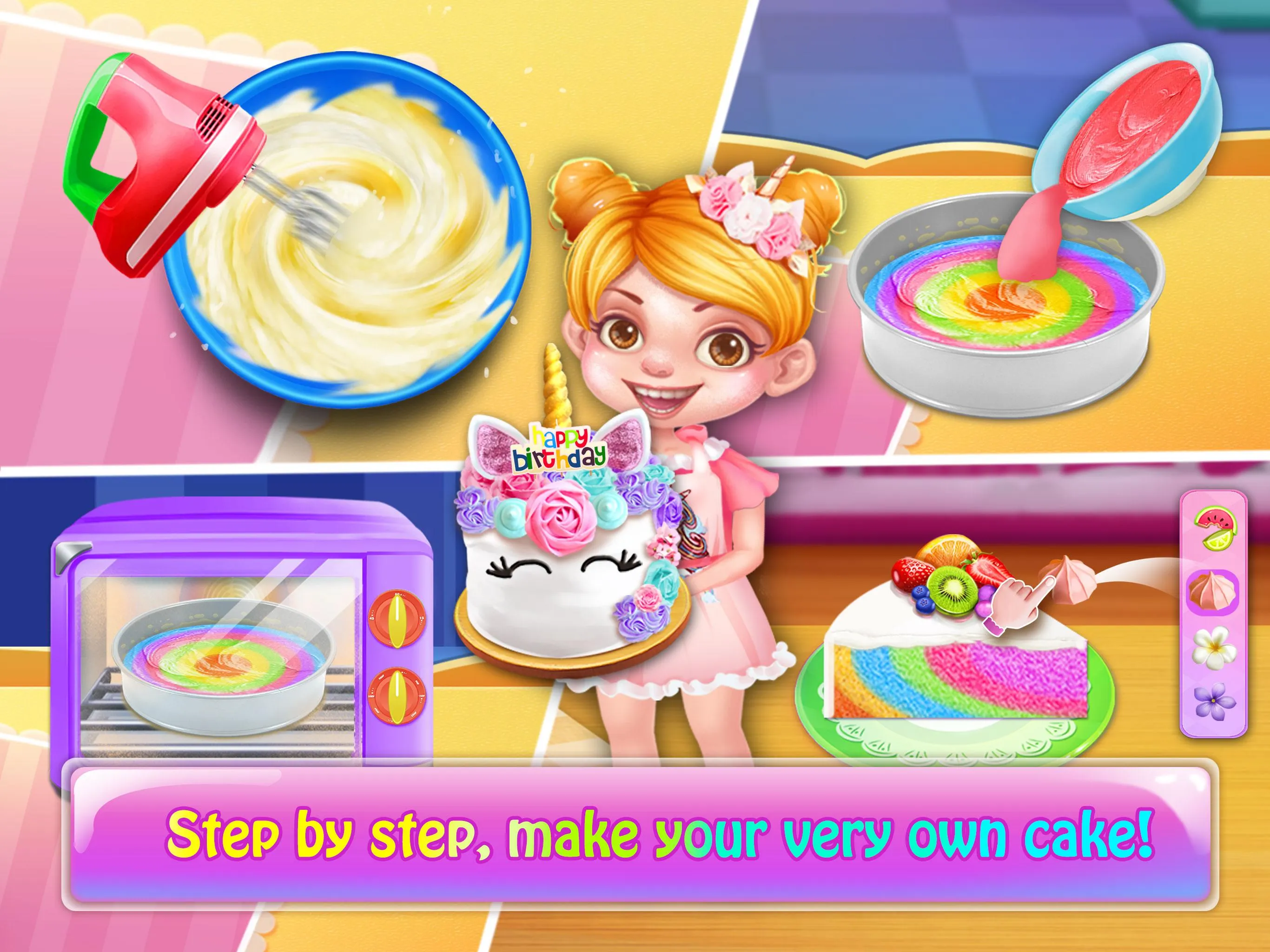 Unicorn Cake Cooking Games | Indus Appstore | Screenshot