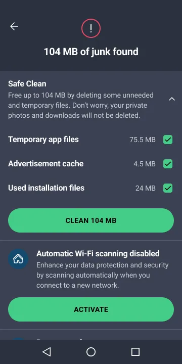 AVG Protection | Indus Appstore | Screenshot